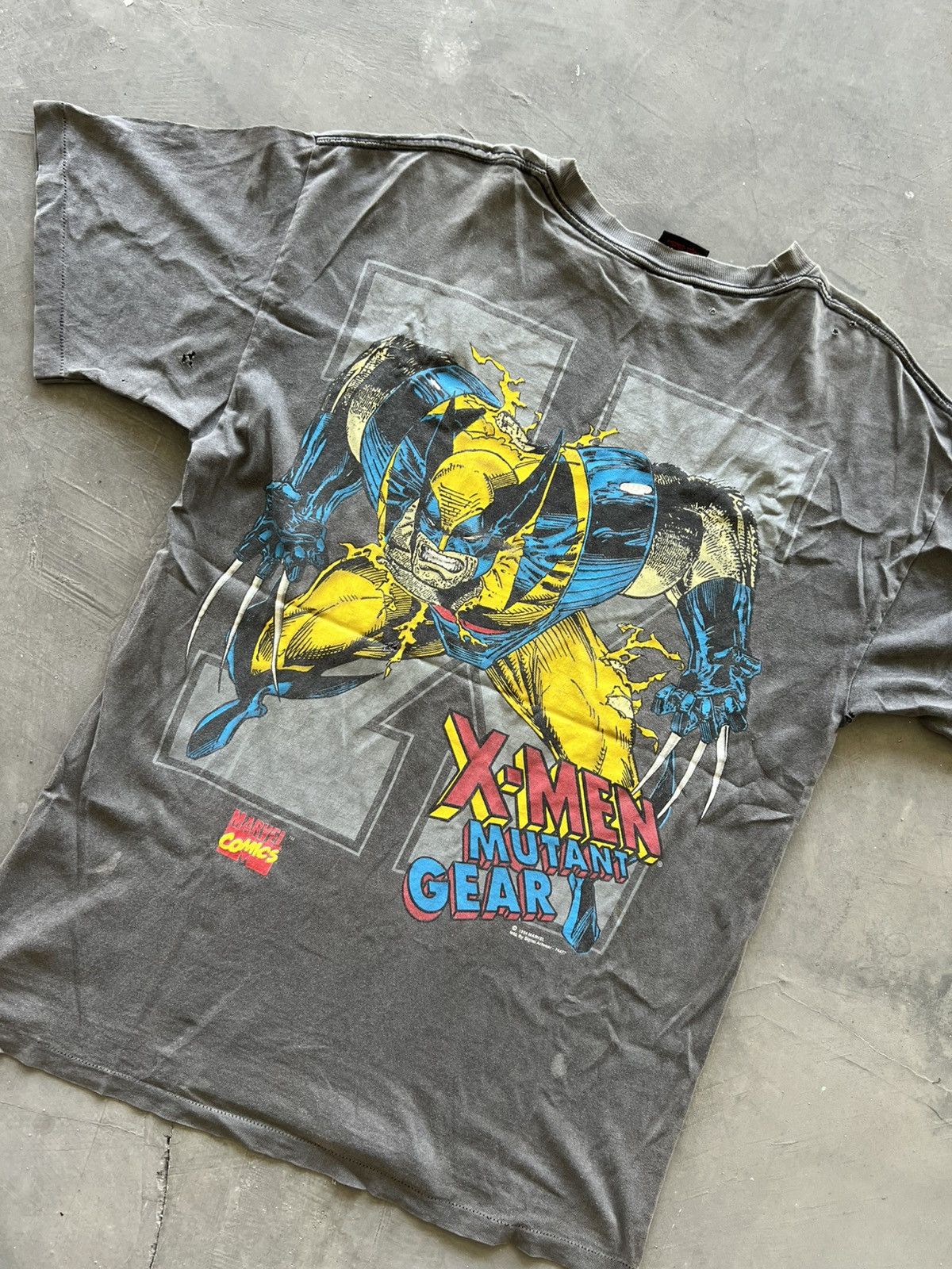 Marvel Comics × Vintage Vintage 1994 very rare Wolverine Tshirt Size US XL / EU 56 / 4 - 3 Thumbnail