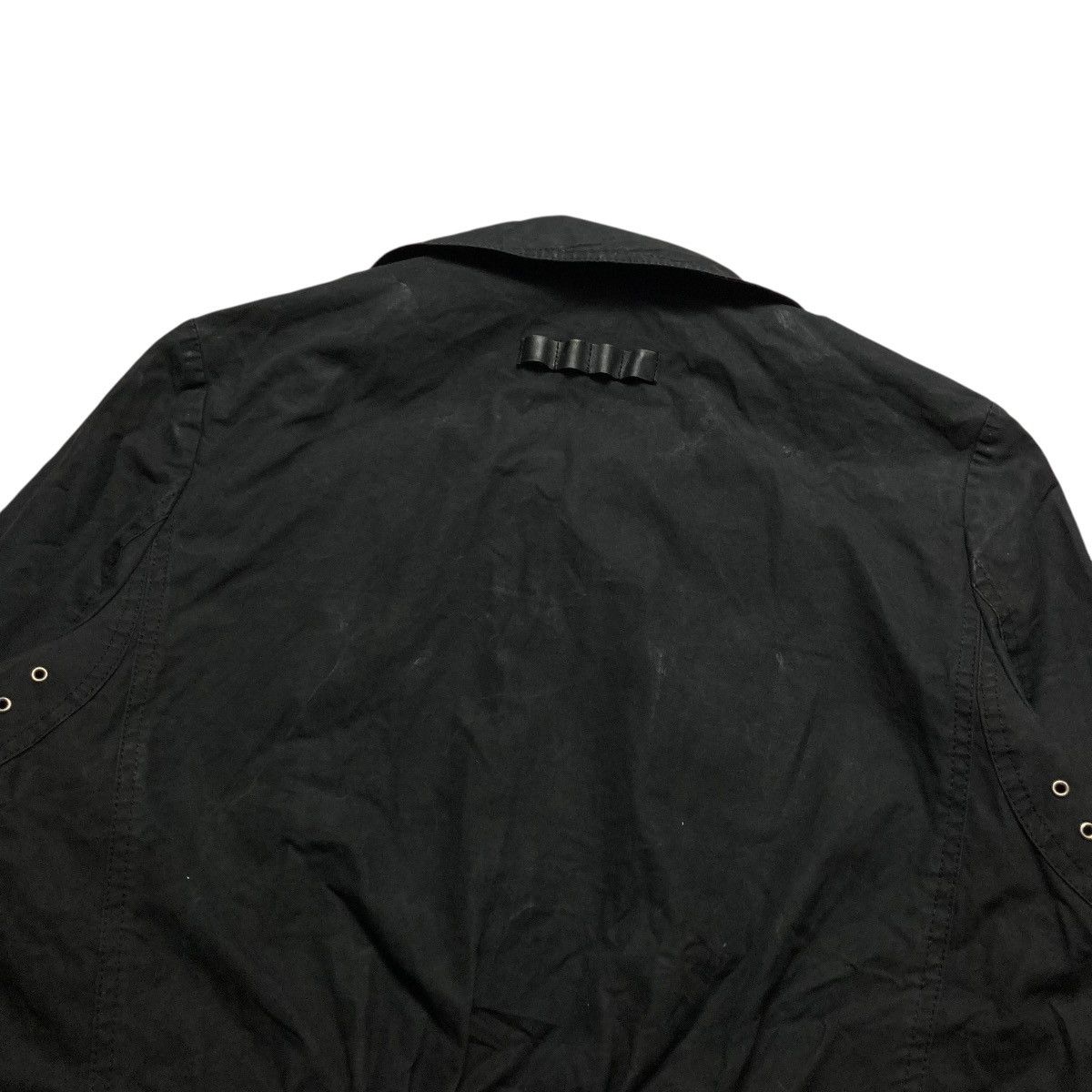 Le Grande Bleu (L.G.B.) MICHAA - Vintage Multi Zipper Black Washed Jacket Designer🇮🇹 Size US S / EU 44-46 / 1 - 6 Thumbnail