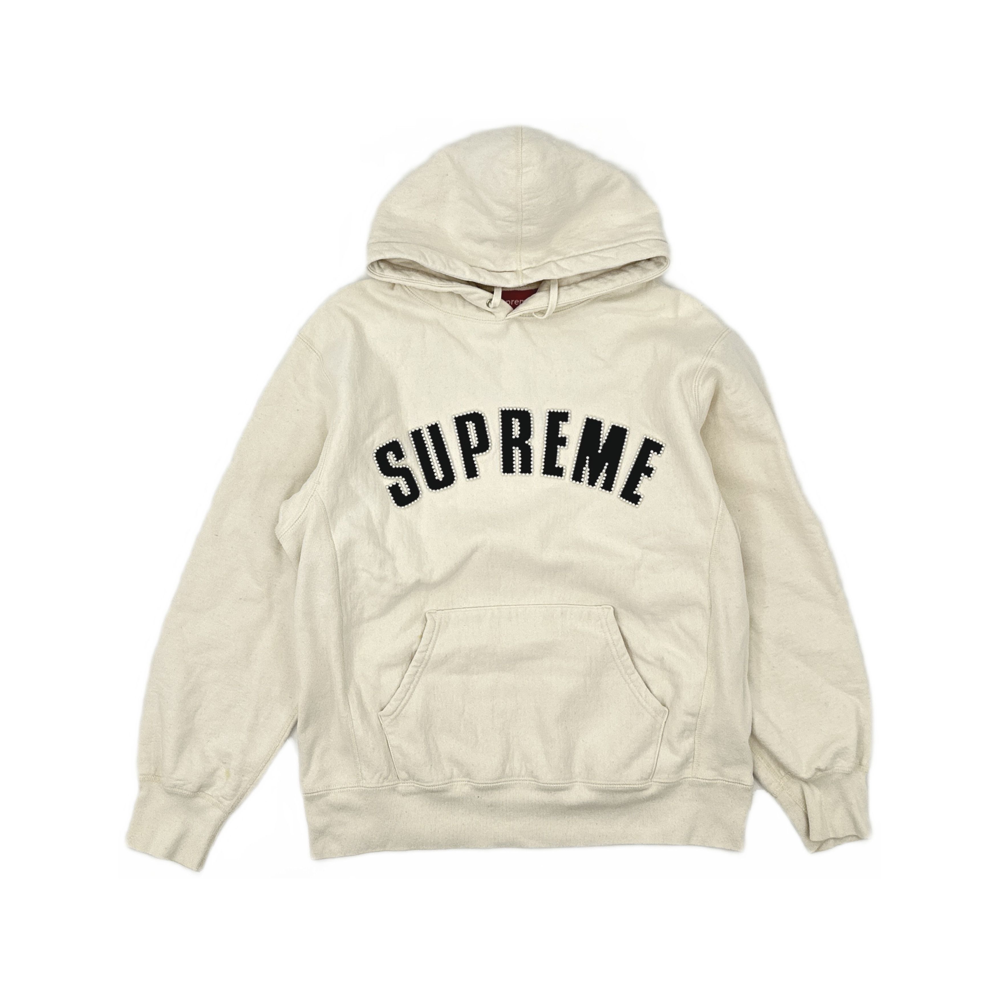 Supreme Supreme Pearl Logo Hooded Sweatshirt Size M Size US M / EU 48-50 / 2 - 1 Thumbnail