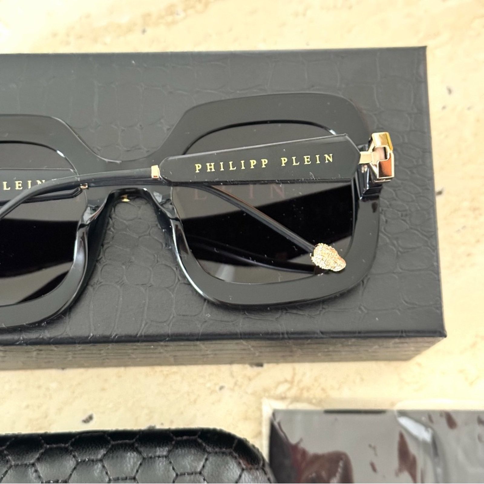 Philipp Plein New Philipp Plein Queen SPP065S Col0700 Sunglasses Authentic Size ONE SIZE - 5 Thumbnail