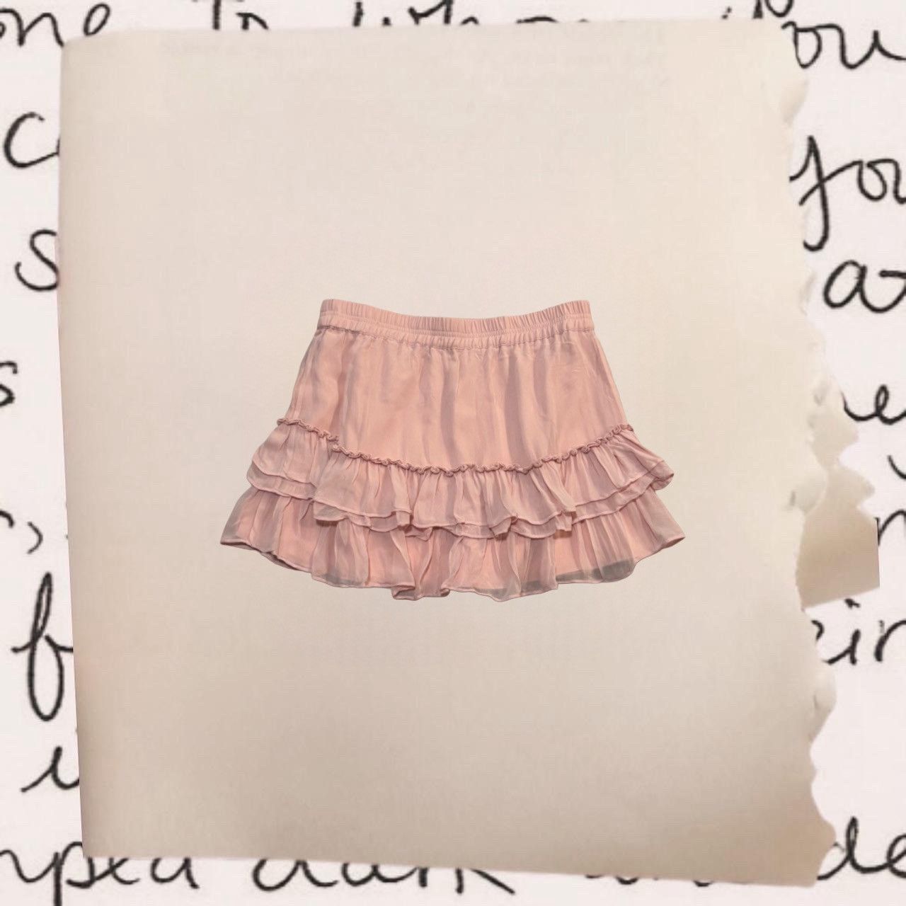 Generation Love silk mini skirt with ruffles Size 28" / US 6 / IT 42 - 3 Thumbnail