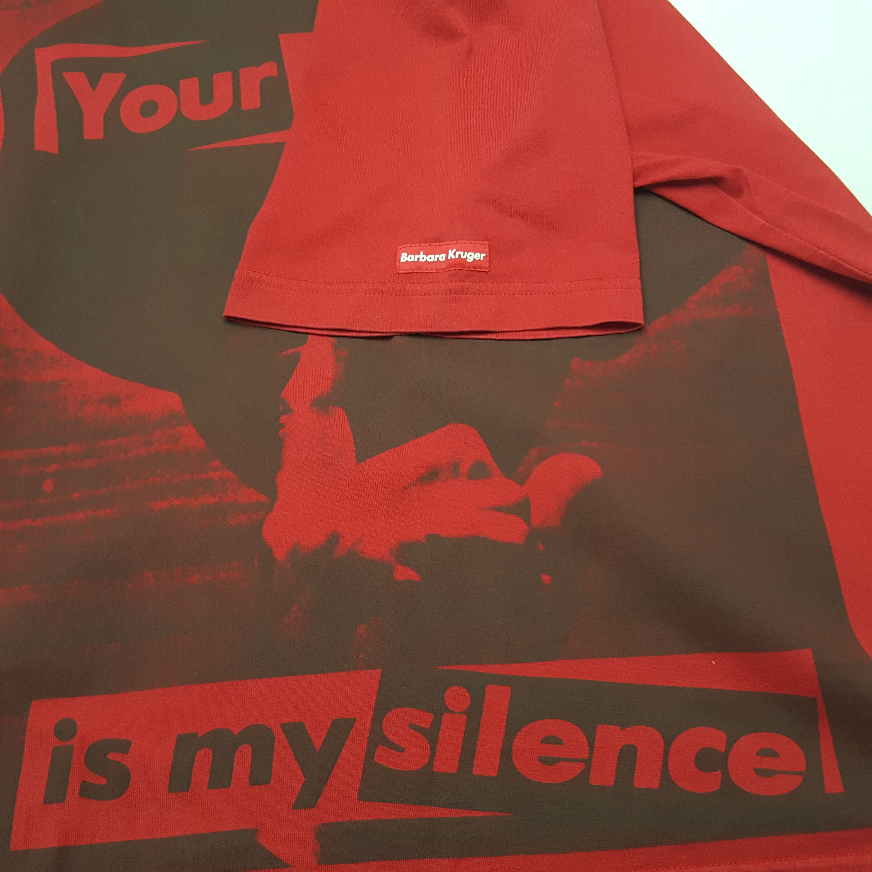Barbara Kruger × Japanese Brand × Vintage Vintage Barbara Kruger Your Comfort Is My Silence Tshirt Size US L / EU 52-54 / 3 - 5 Thumbnail