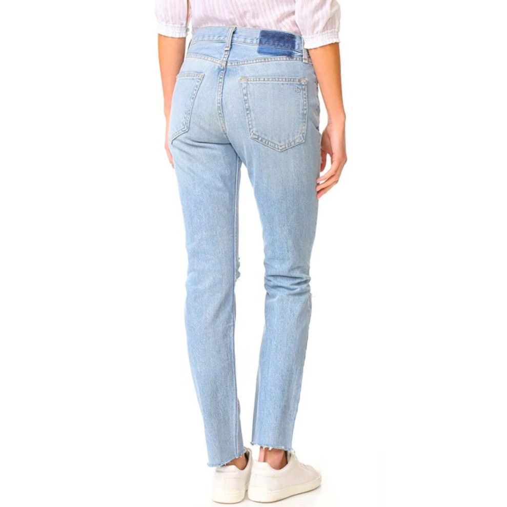 Rag & Bone Rag & Bone Distressed High Rise Jeans - Size 26 Size 26" / US 2 / IT 38 - 7 Thumbnail