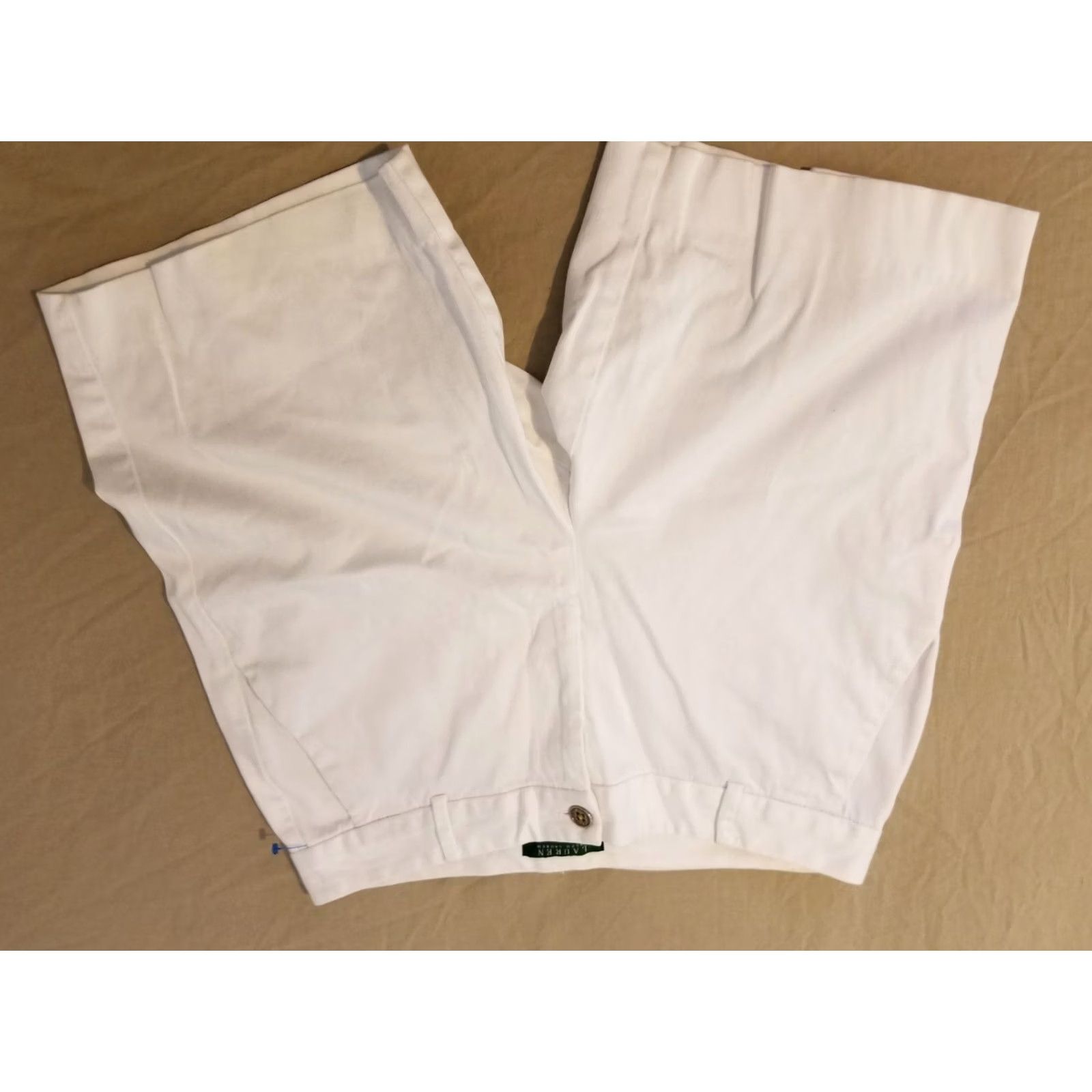Polo Ralph Lauren Polo Ralph Lauren Womens Shorts White Cotton Chino Size 8 Casual Size 30" / US 8 / IT 44 - 2 Thumbnail