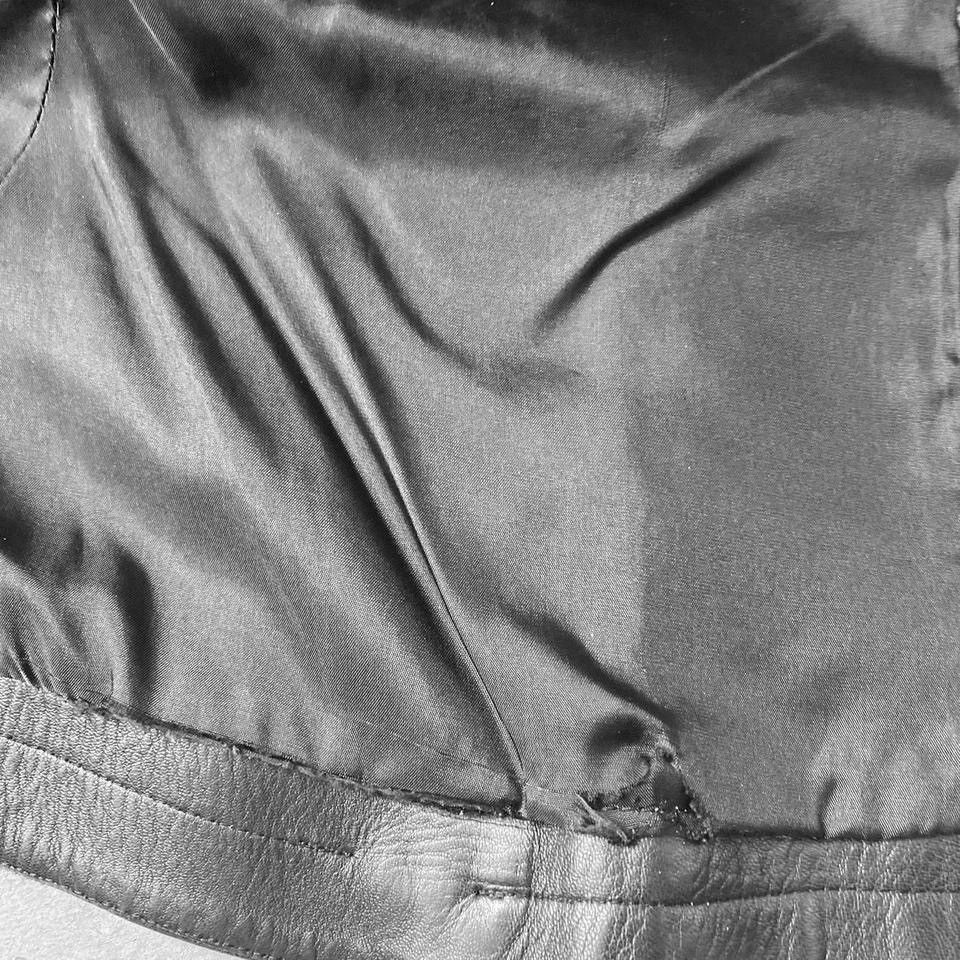 Thierry Mugler Thierry Mugler leather jacket large shoulders star neckline Size M / US 6-8 / IT 42-44 - 7 Thumbnail