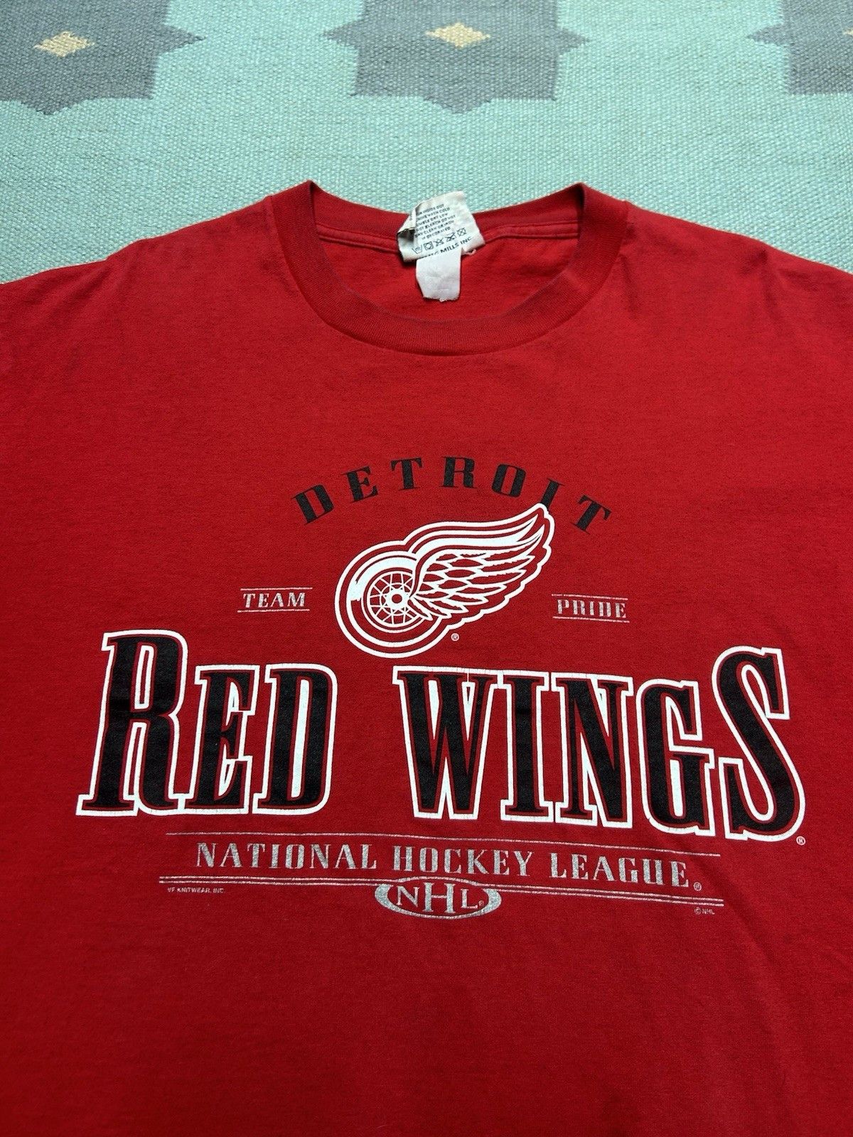 Vintage Vtg 90s t shirt Detroit red wings NHL hockey Lee sport XL Size US XL / EU 56 / 4 - 4 Thumbnail