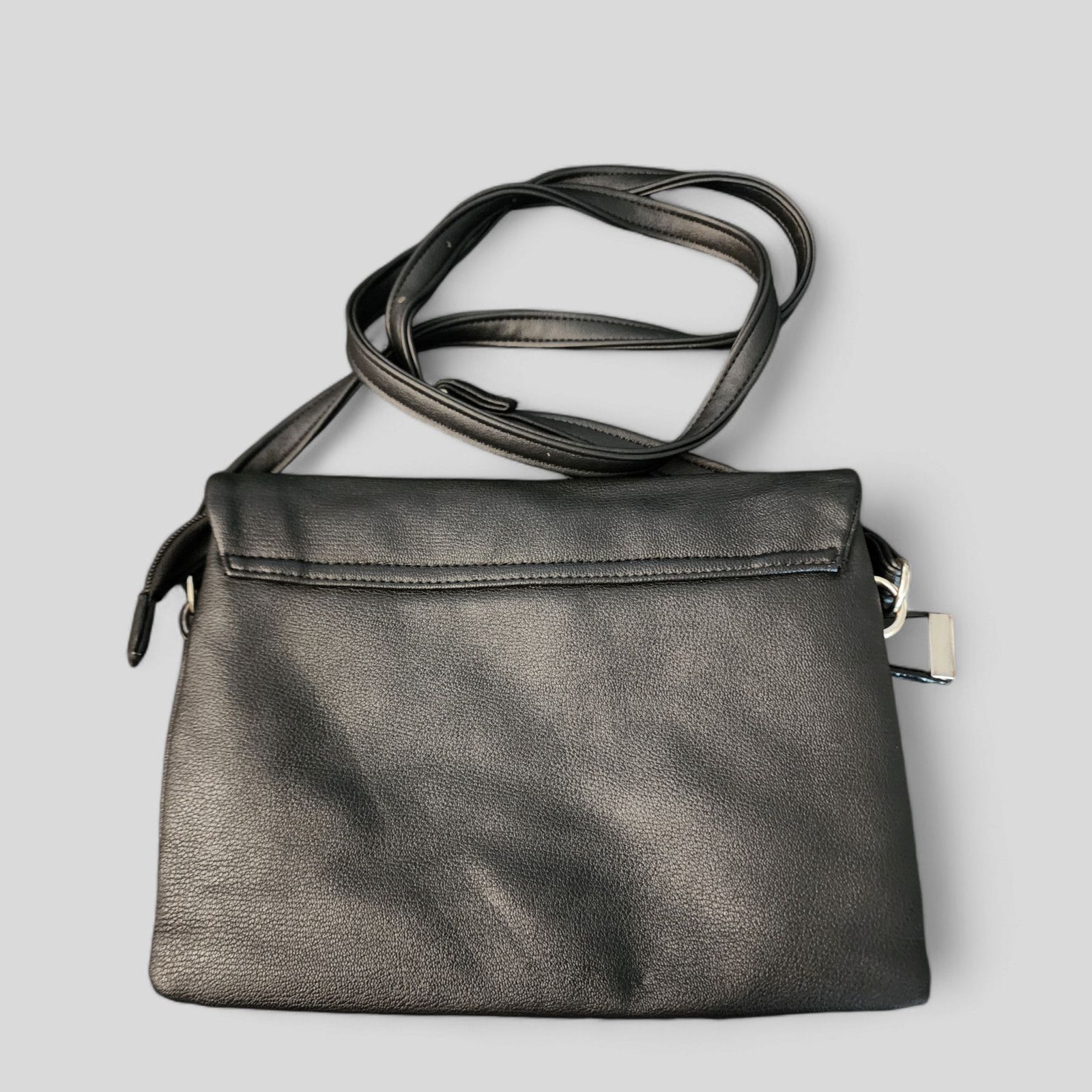 Other Tutilo New York Black Vegan Leather Crossbody Purse Size ONE SIZE - 2 Thumbnail