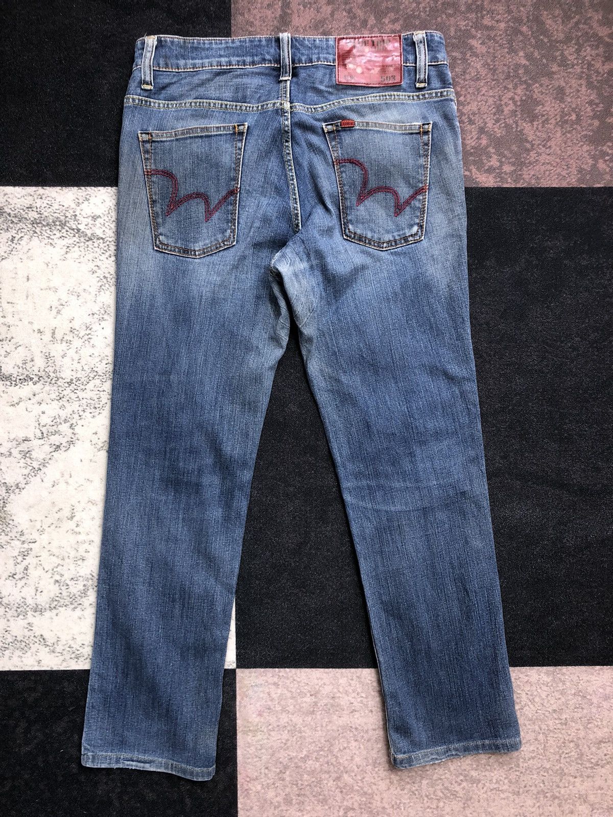 Edwin Vintage Japanese BlueTrip Edwin 503 Distressed Jeans Size US 34 / EU 50 - 11 Thumbnail