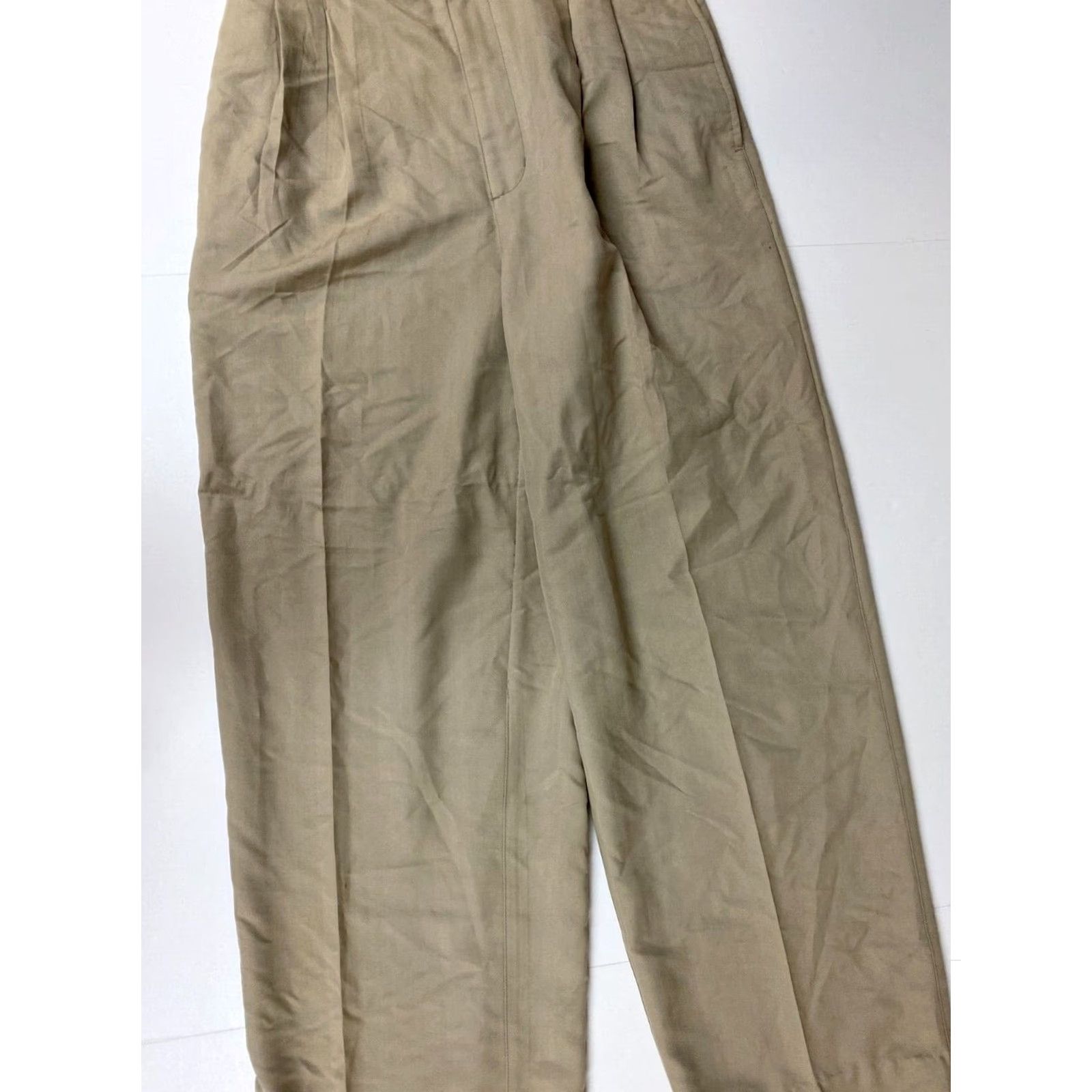 Vintage Hawaiian Tropic Mens Pants Straight Chino 36x34 Beige Tropical Breathable Cotton Flat Front Vintage No Size US 36 / EU 52 - 6 Thumbnail