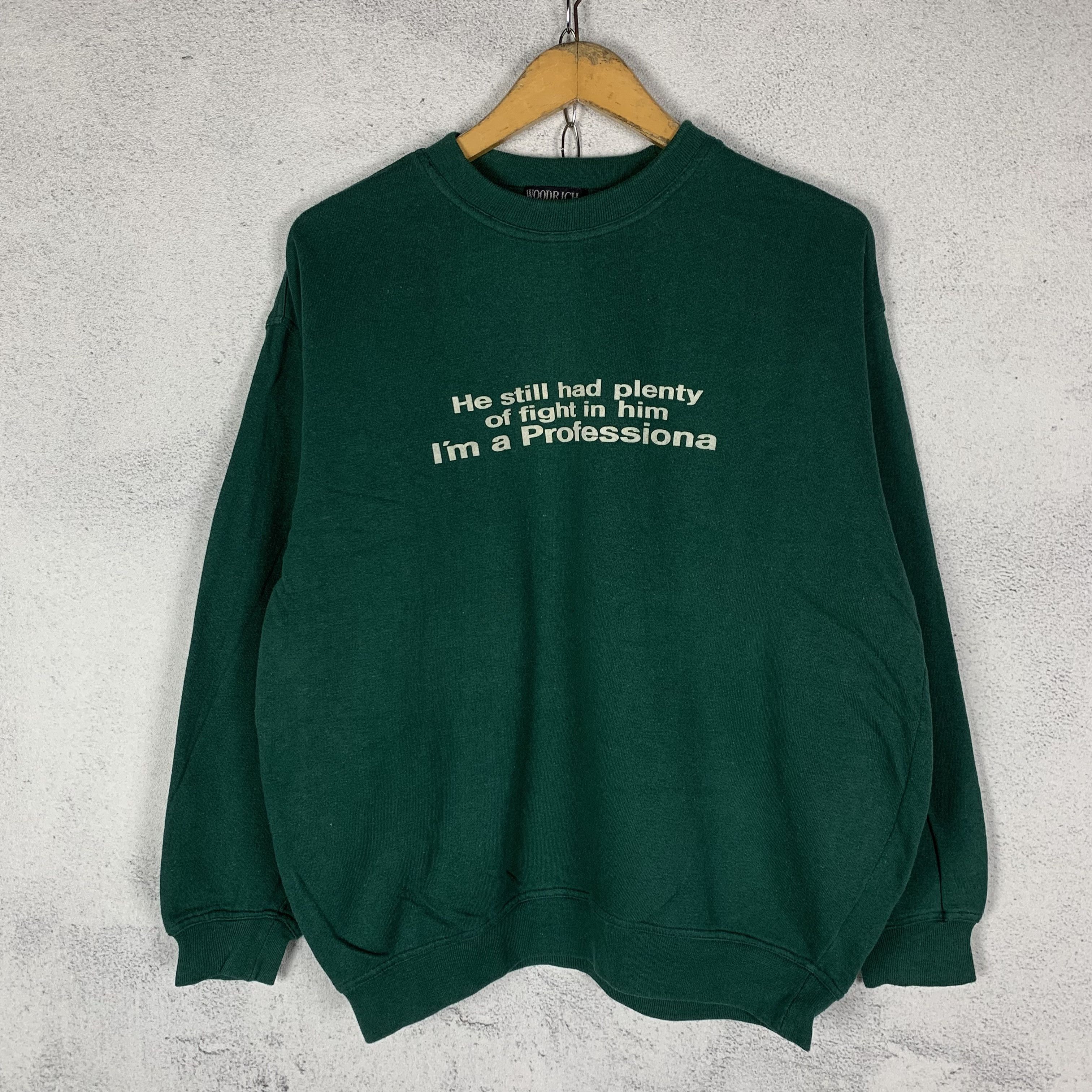 Japanese Brand Vintage Woodrich Green Sweatshirt Crewneck Size US L / EU 52-54 / 3 - 1 Thumbnail