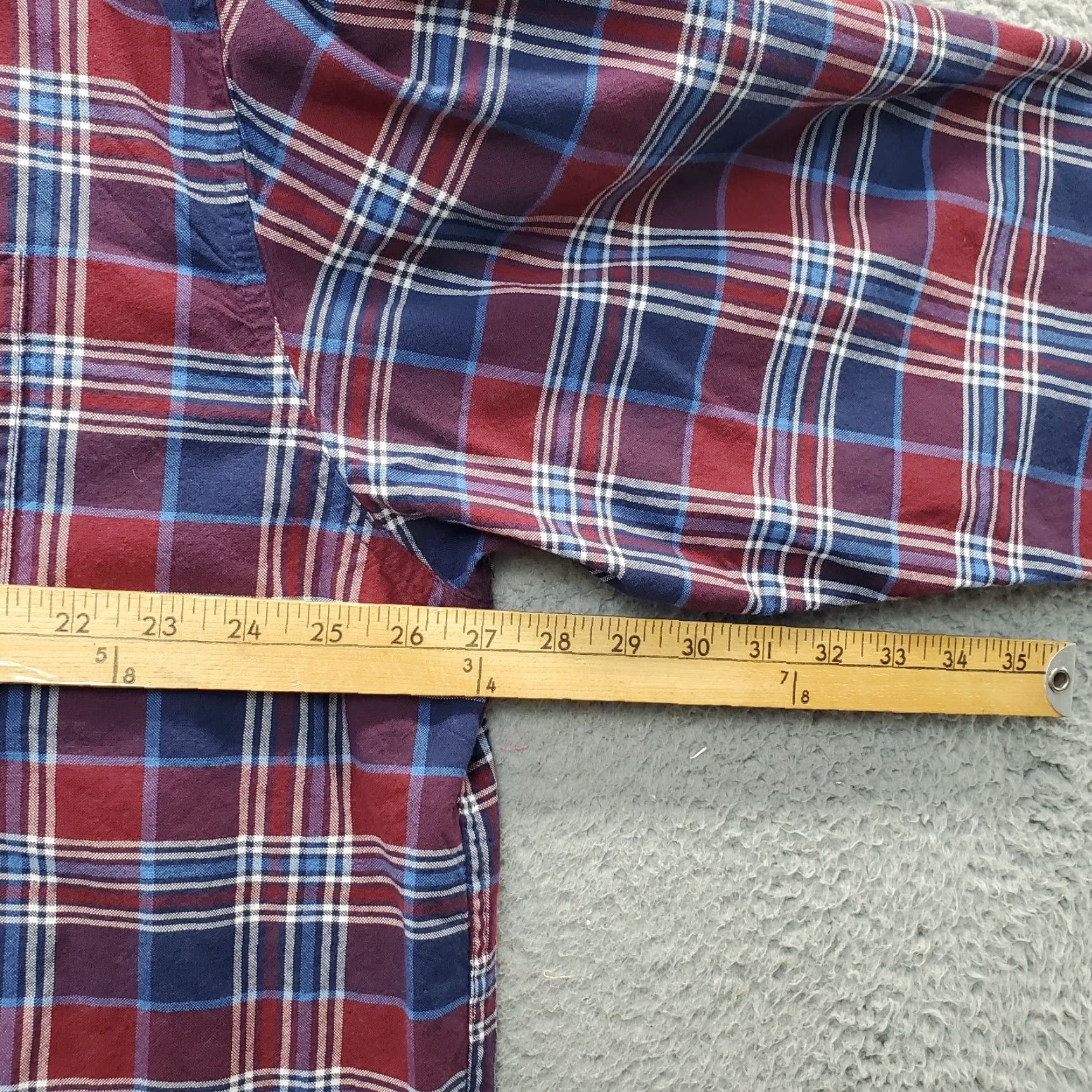 Vintage L.L. Bean Shirt Men XXL Tall Multi Plaid Button-Up Pocket Detail Traditional Fit Button-Down Collared Long Sleeve Casual Travel Outdoor Size US XXL / EU 58 / 5 - 7 Thumbnail