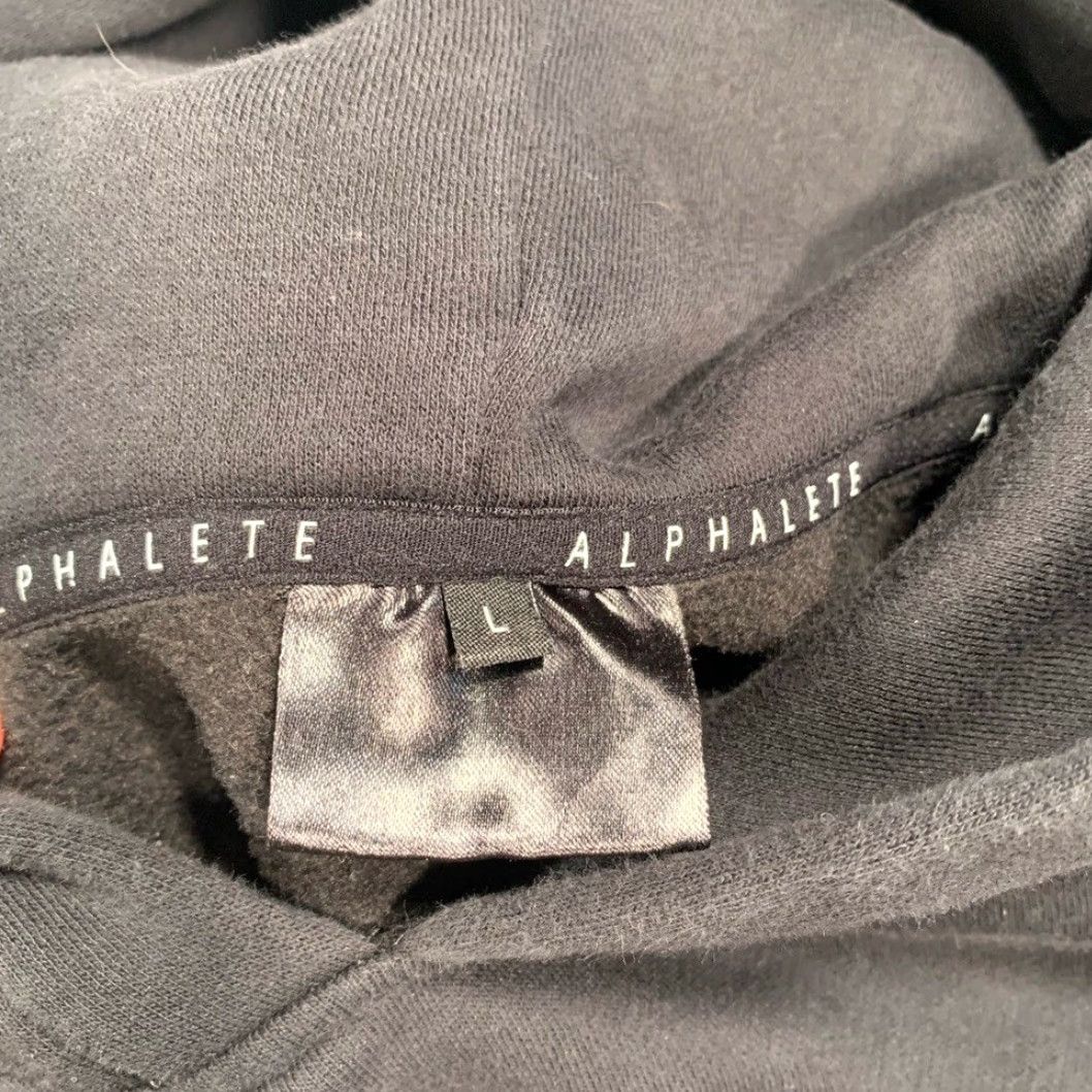 Vintage ALPHALETE Black Hoodie Pullover Women L Regular Size Hoodie Black Mens? Women? Size L / US 10 / IT 46 - 3 Thumbnail