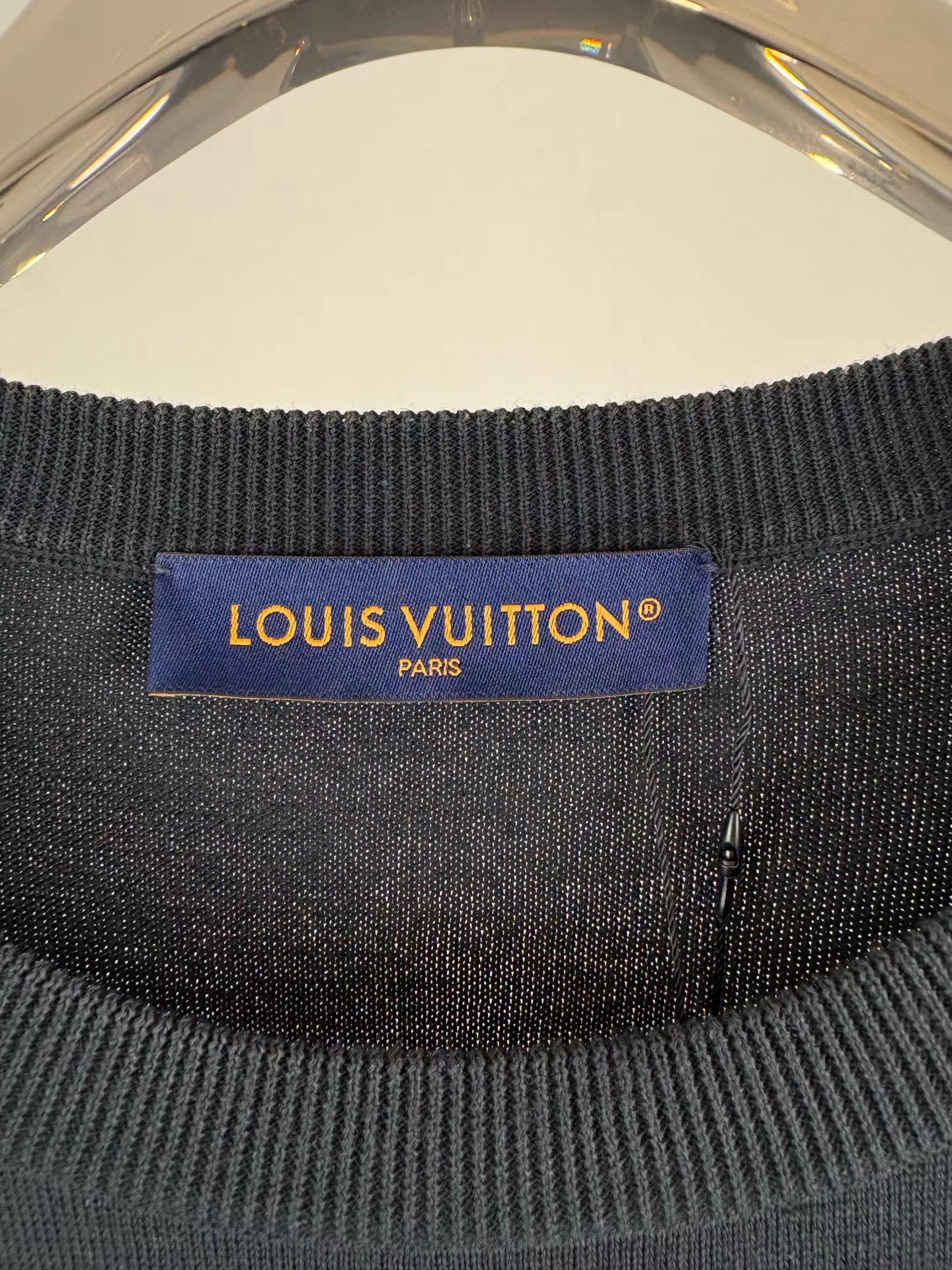 Louis Vuitton LV Black Portrait Knit Short Sleeve K1 Size US XL / EU 56 / 4 - 3 Thumbnail