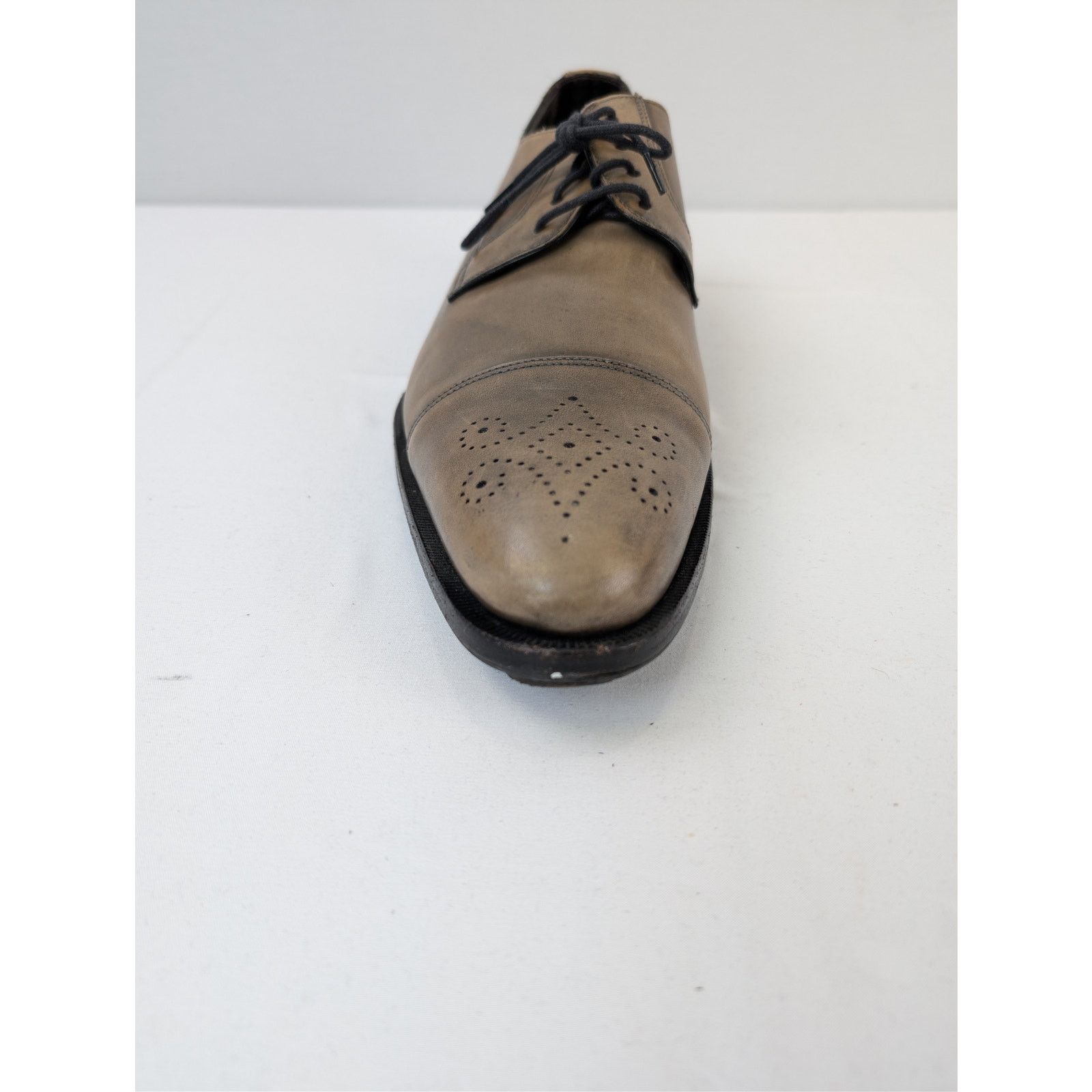 David Eden o1rshd1 CC20 Leather Shoe Boots in Beige Size US 10.5 / EU 43-44 - 14 Thumbnail