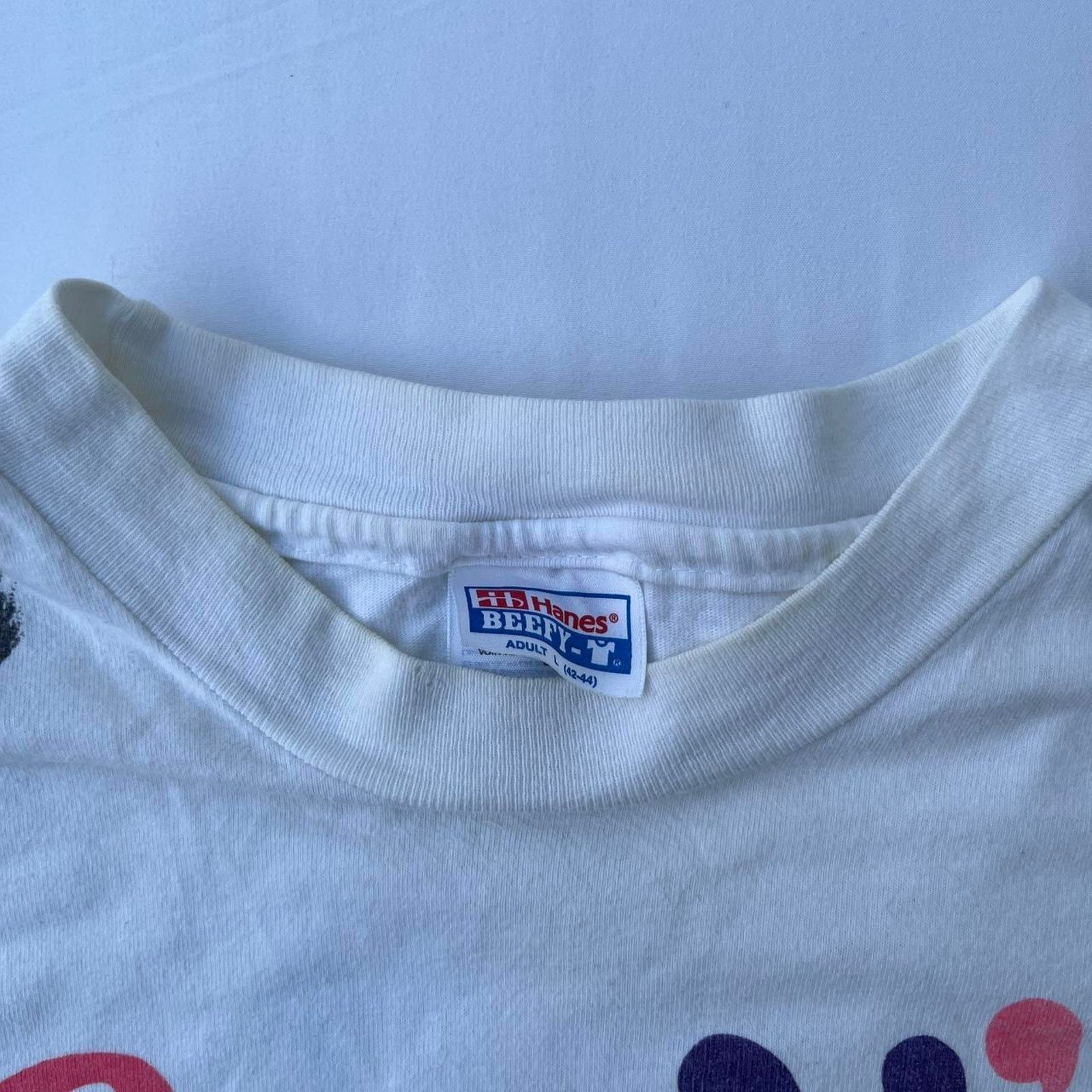 Hanes AOP Cow Print 90’s Amy’s Ice Cream Single Stitch Graphic T Size US L / EU 52-54 / 3 - 4 Thumbnail