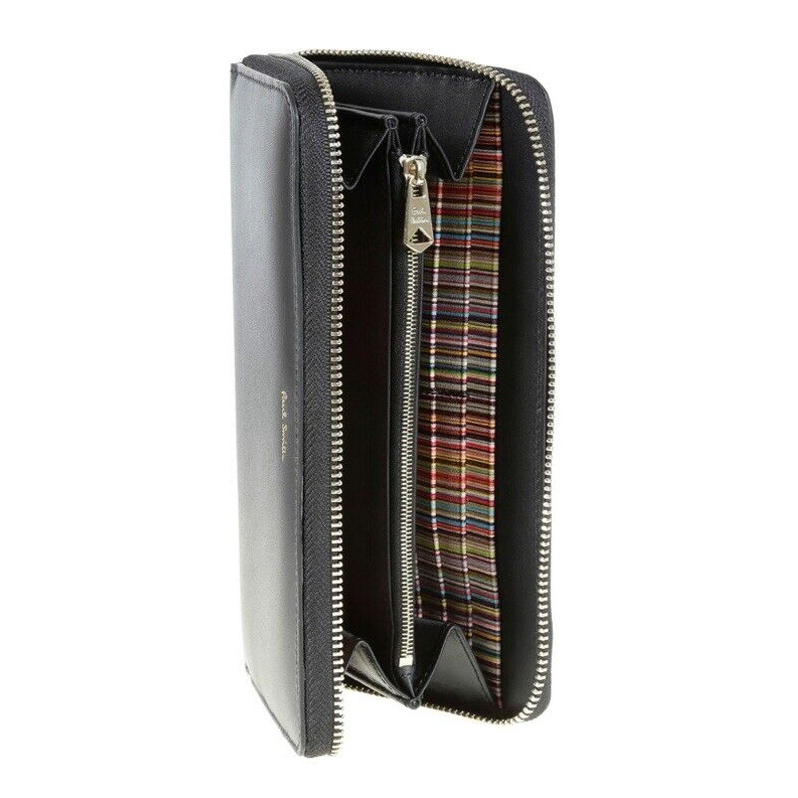 Paul Smith NWT $500 Paul Smith Multistripe Leather Travel Wallet Size ONE SIZE - 3 Thumbnail