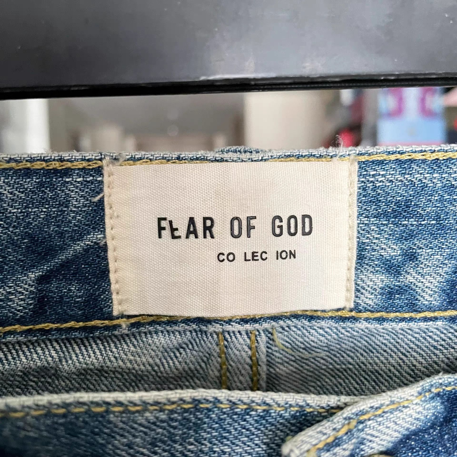 Fear of God Fear of God Sixth Collection Denim Ribbon Pants Size US 33 - 6 Thumbnail