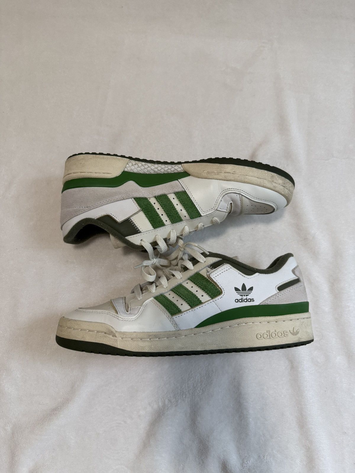 Adidas Adidas Forum Low Green/Natural Size US 10 / EU 43 - 4 Thumbnail