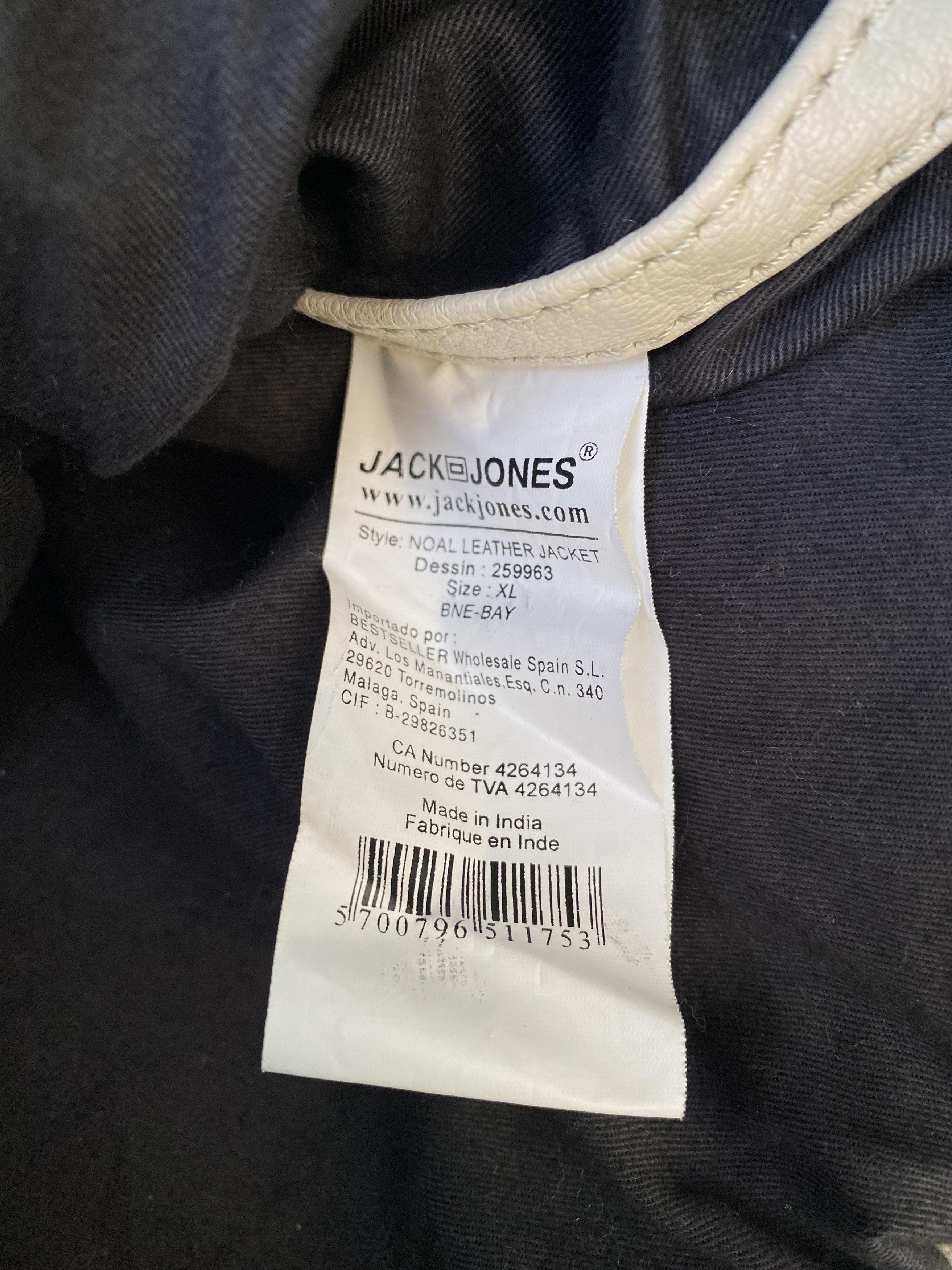 Jack & Jones Genuine Real Leather Jacket Avant Garde Goat Size US XL / EU 56 / 4 - 9 Thumbnail