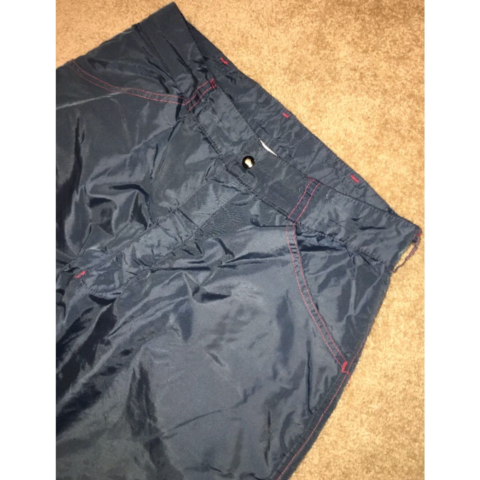 Vintage VINTAGE Woolrich Snow Pants Nylon Lined Navy Blue Mens M Casual Pants Winter Size US 31 - 2 Thumbnail