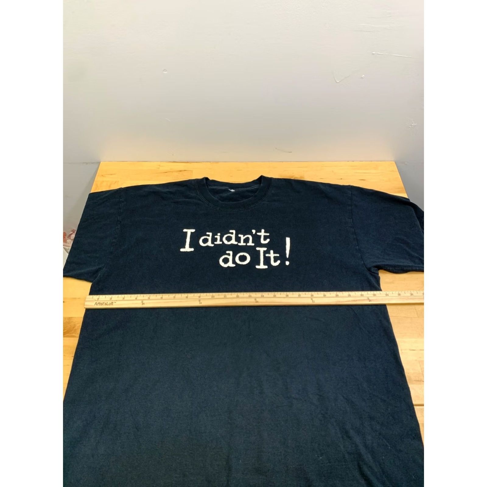 Vintage Vintage I Didn't Do It Shirt Men 2XL Black Y2K Funny Sacarsm 13296 Size US XXL / EU 58 / 5 - 5 Thumbnail