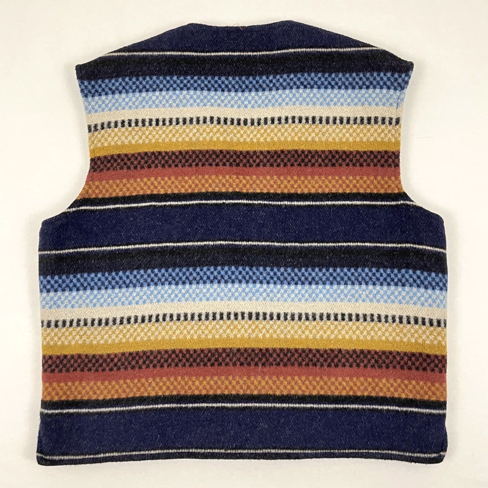 Etro VINTAGE Lifes Adventure Dash Vest Adult Large Wool Striped Southwestern Aztec Retro Jacket/Coat Size US L / EU 52-54 / 3 - 7 Thumbnail