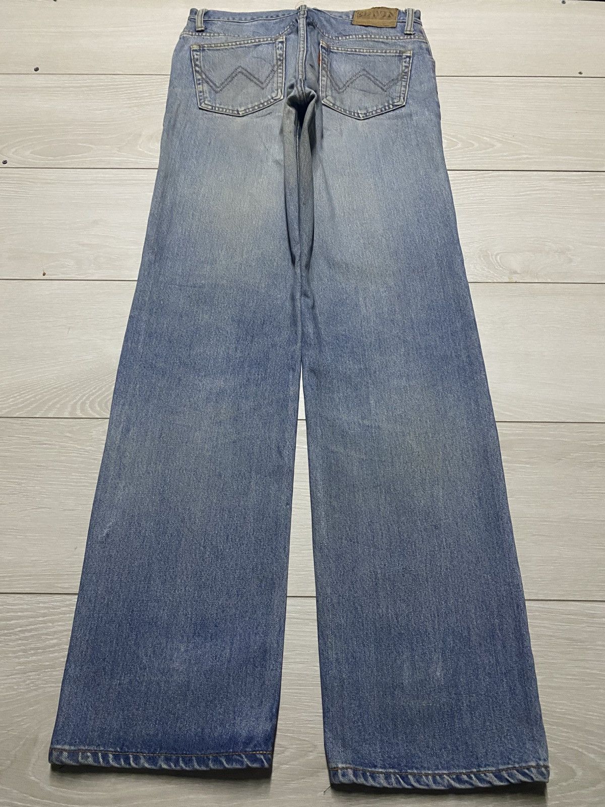 Edwin Vintage Edwin 1057 90s Grunge Distressed Loose Jeans Size US 30 / EU 46 - 2 Thumbnail