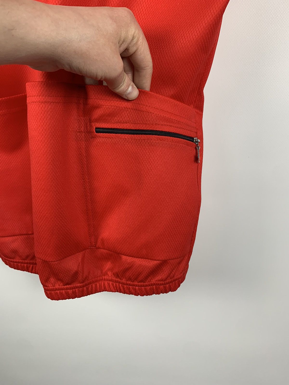 Handmade Vintage Assoss Velo Cycling Jersey Short Sleeve Size L Red Size US L / EU 52-54 / 3 - 11 Thumbnail