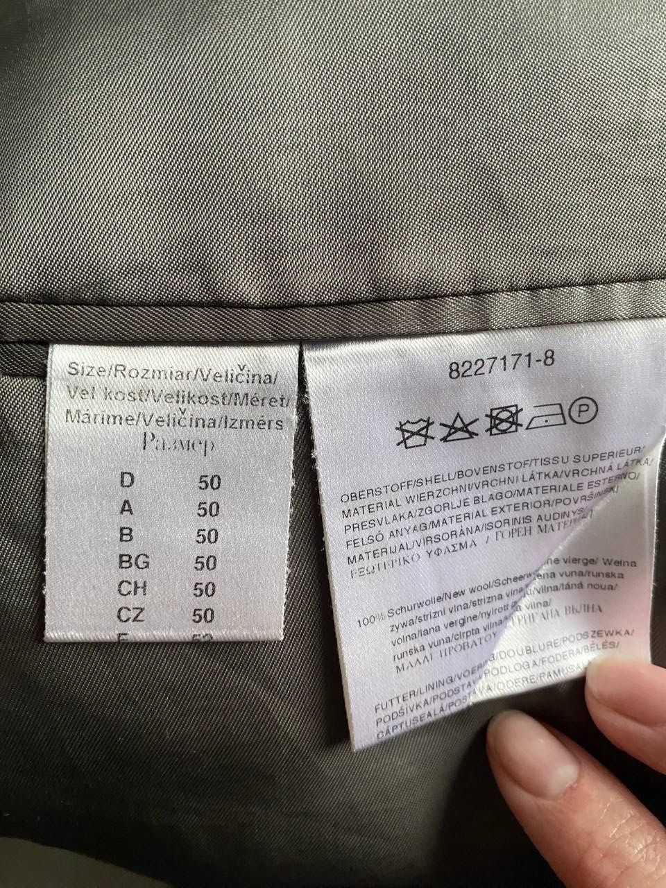 Paulrose Paul Rosen wool checked jacket size 50 Size 50R - 10 Thumbnail