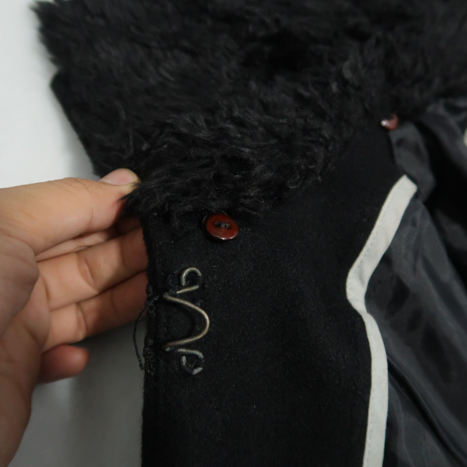 14th Addiction 2000s PPFM - Napoleon Wool Jacket Detachable Fur Size US S / EU 44-46 / 1 - 17 Thumbnail