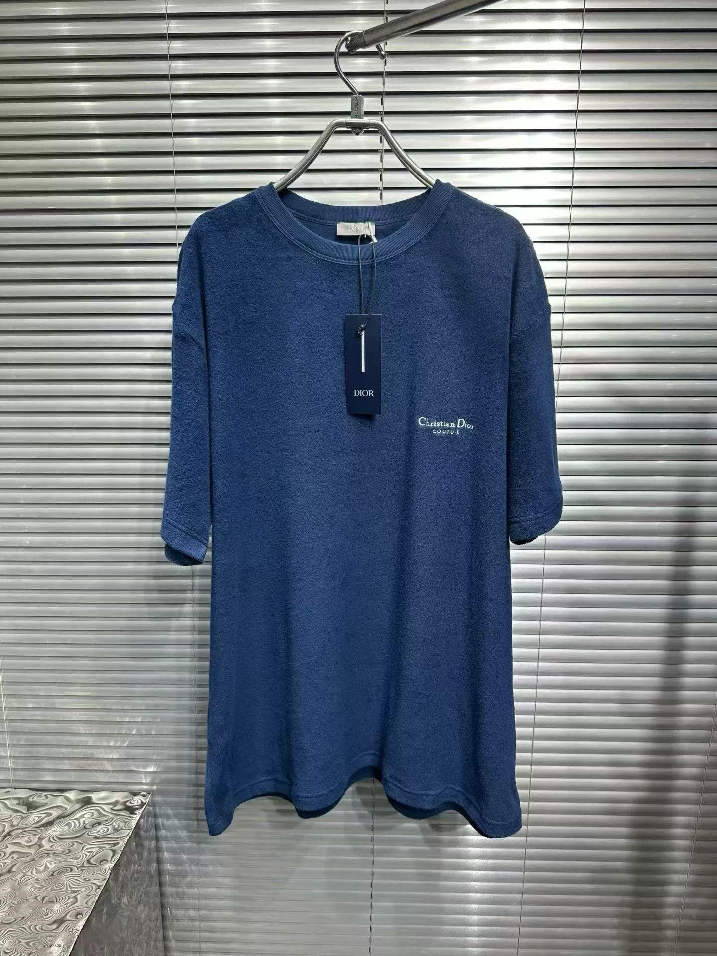 Dior Dior Navy Blue Short Sleeve T-Shirt Size US XL / EU 56 / 4 - 1 Thumbnail