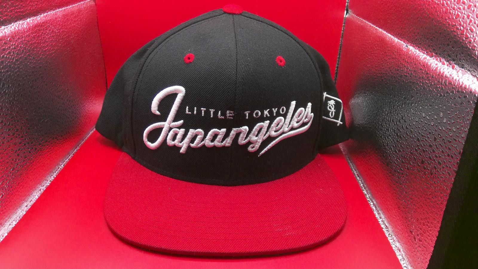 Designer Japangeles Little Tokyo Black and Red Baseball Cap Size ONE SIZE - 1 Thumbnail