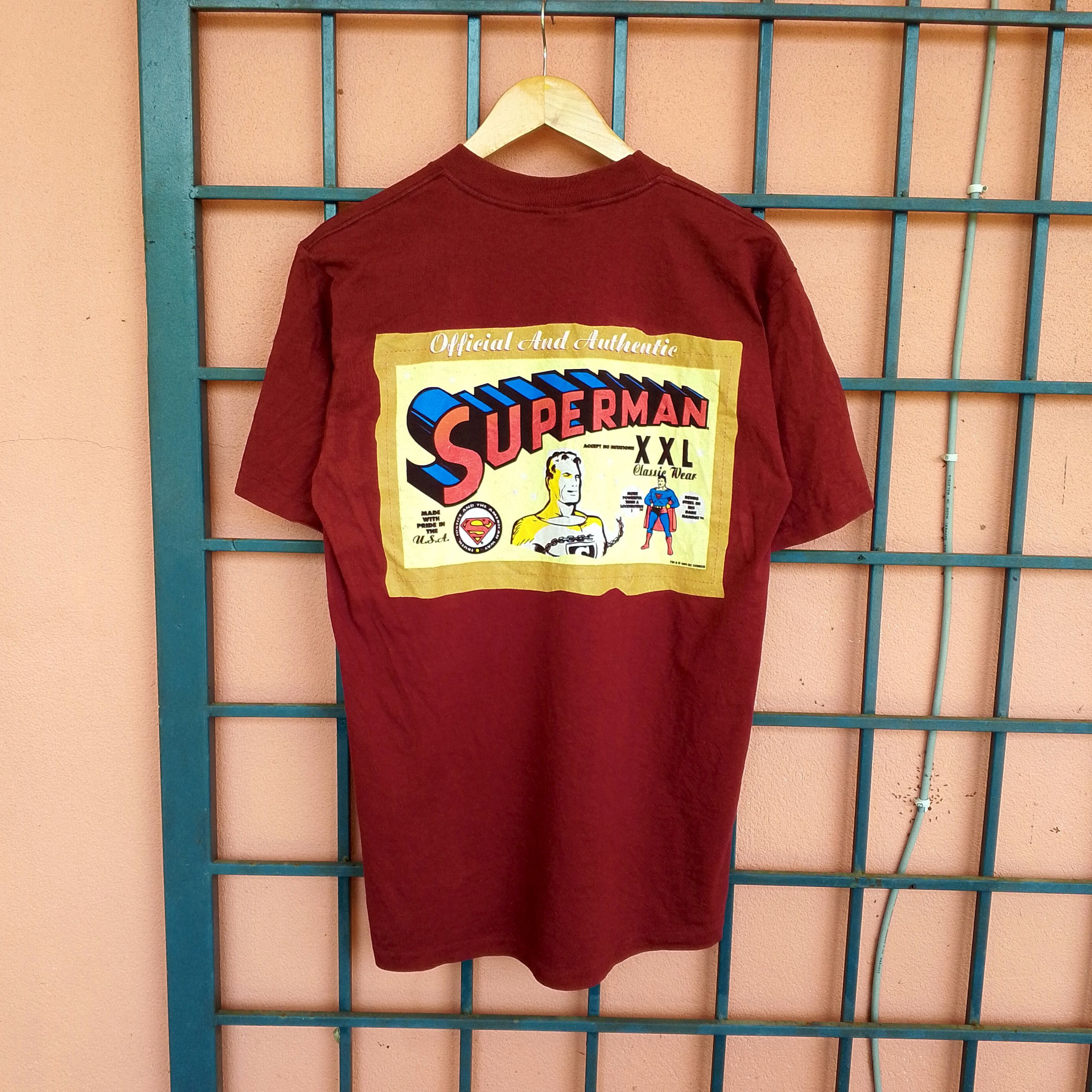 Giant Vintage 1994 Superman Movie Dc Comics Size US M / EU 48-50 / 2 - 1 Thumbnail