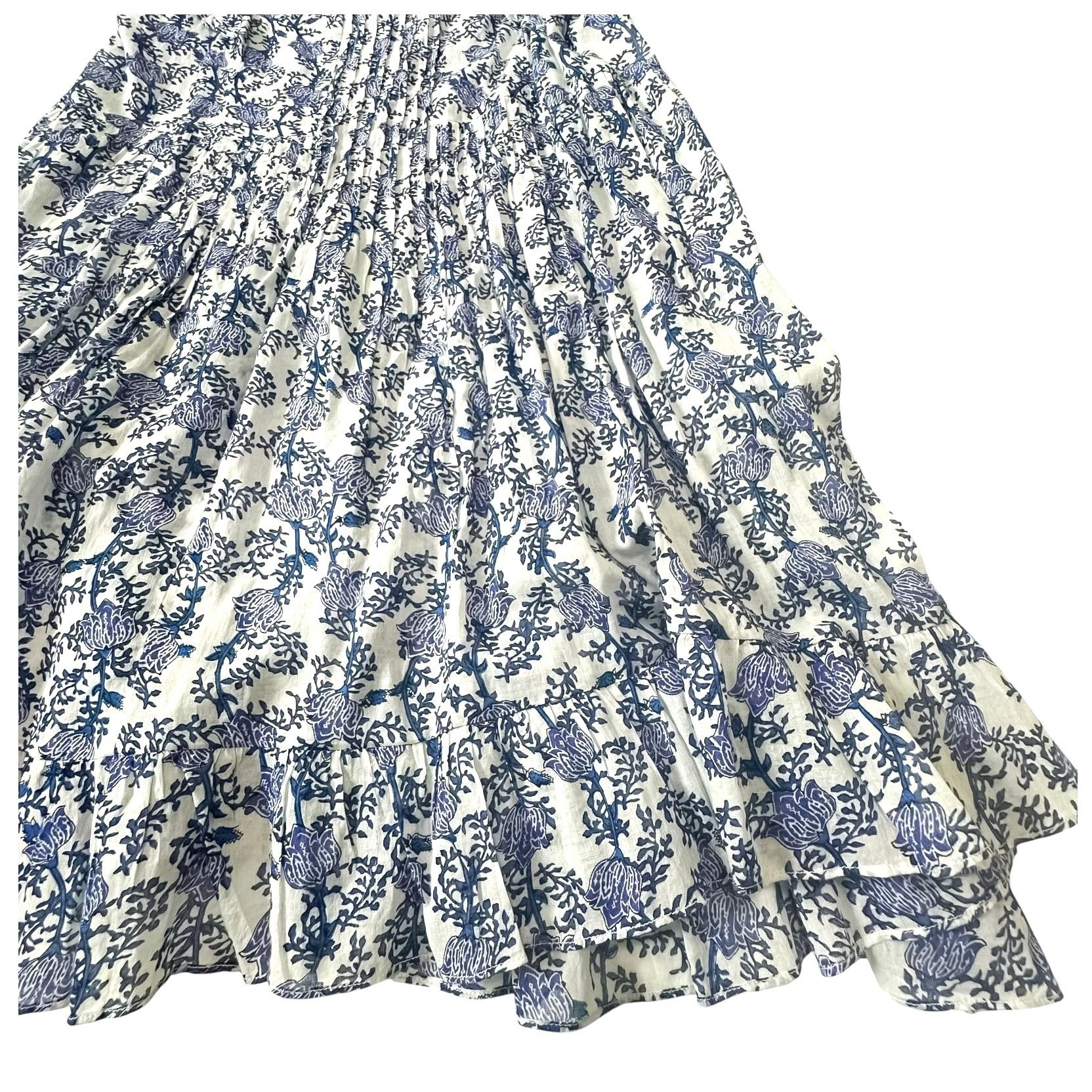 Isabel Marant Etoile Isabel Marant Étoile Godrana Blue Floral Cotton Mini Dress F Size M / US 6-8 / IT 42-44 - 10 Thumbnail