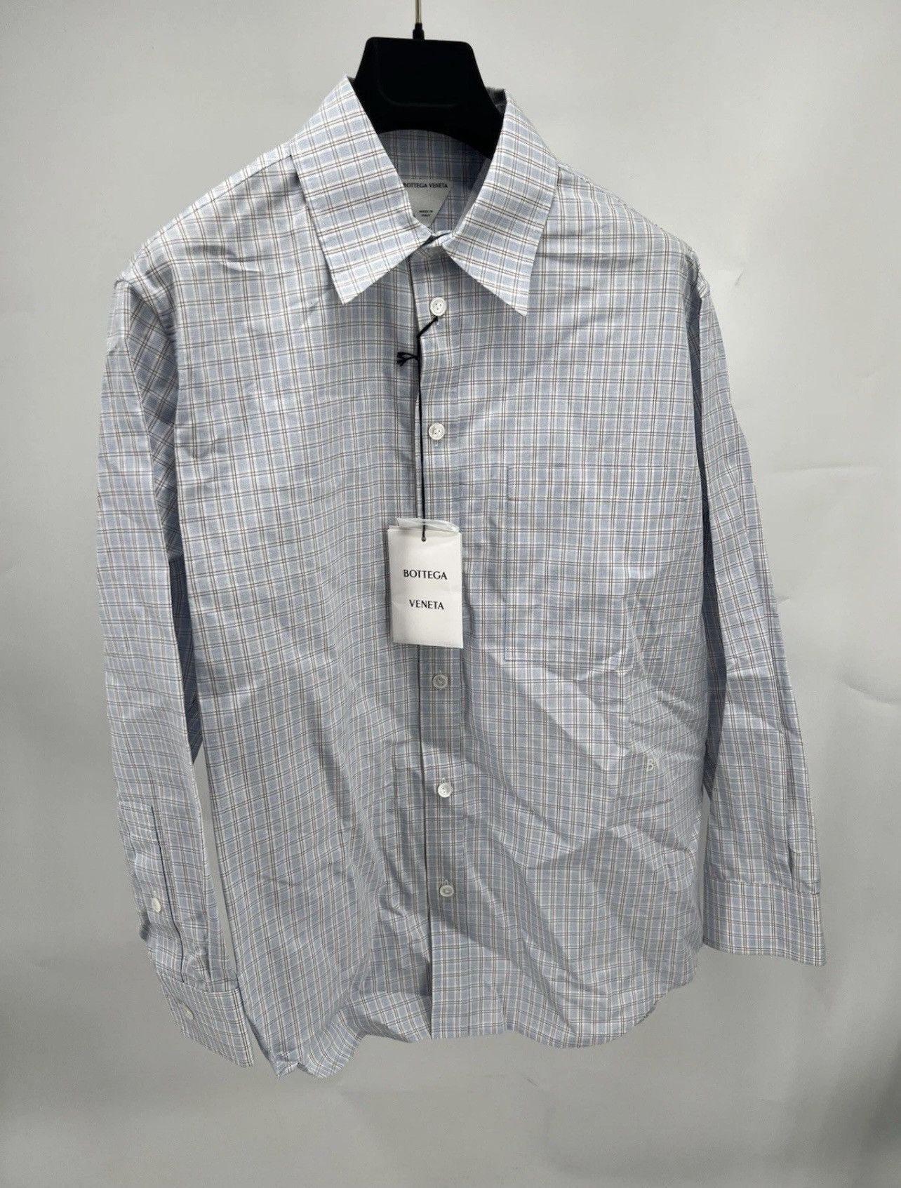 Bottega Veneta Bottega Veneta Check Shirts Size 38 RRP $900 Size XS / US 0-2 / IT 36-38 - 1 Thumbnail