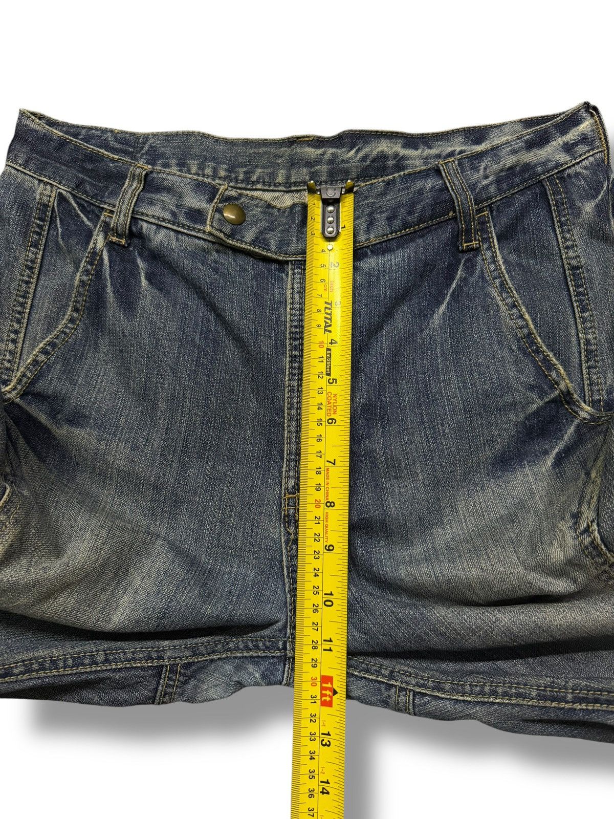 Japanese Brand Vintage Mysty Woman Y2K Japanese Cargo Panel Denim Jeans W32 Size 32" / US 10 / IT 46 - 14 Thumbnail