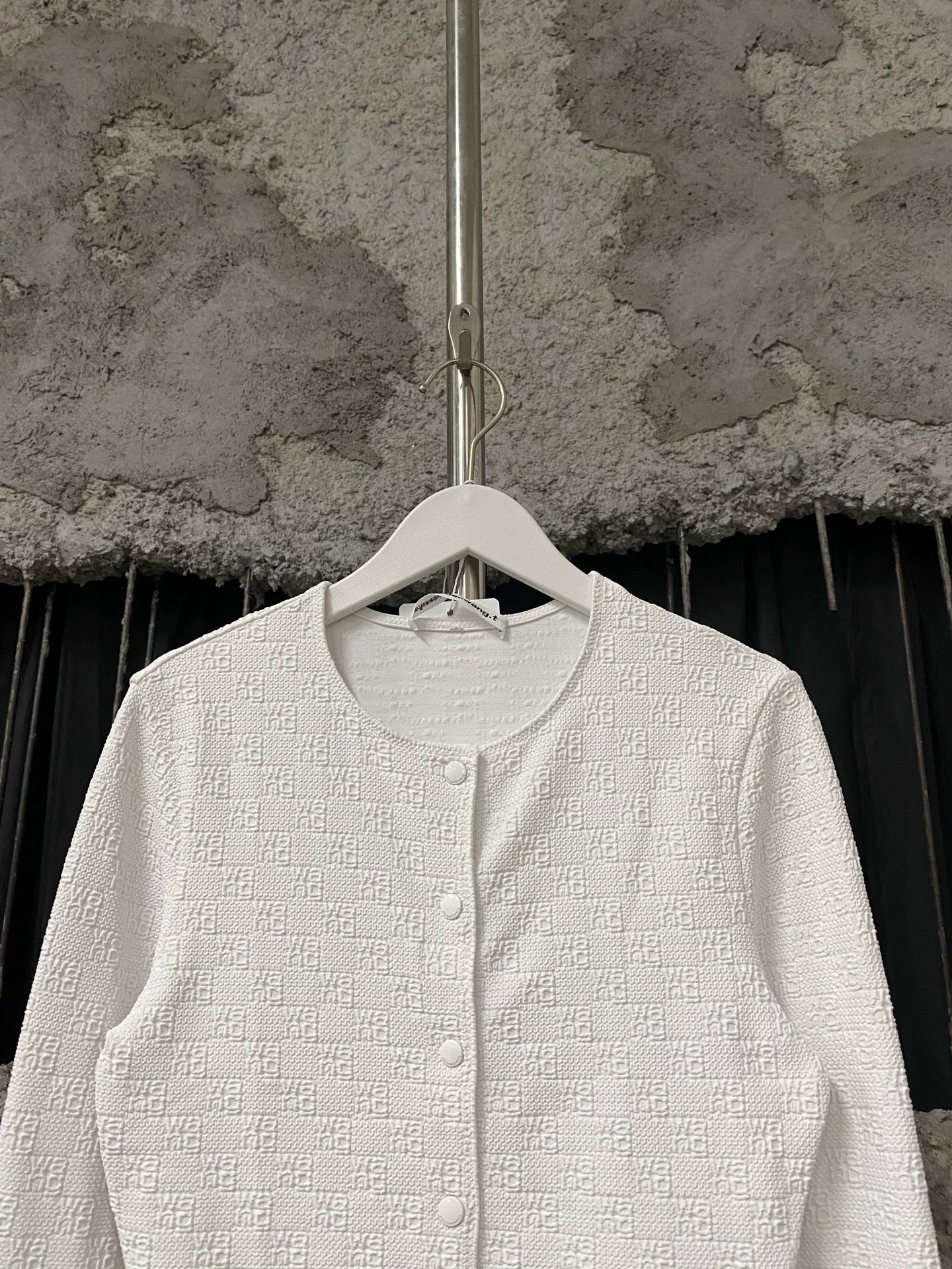 Alexander Wang Alexander Wang All Over Logo Cardigan S New Size S / US 4 / IT 40 - 3 Thumbnail
