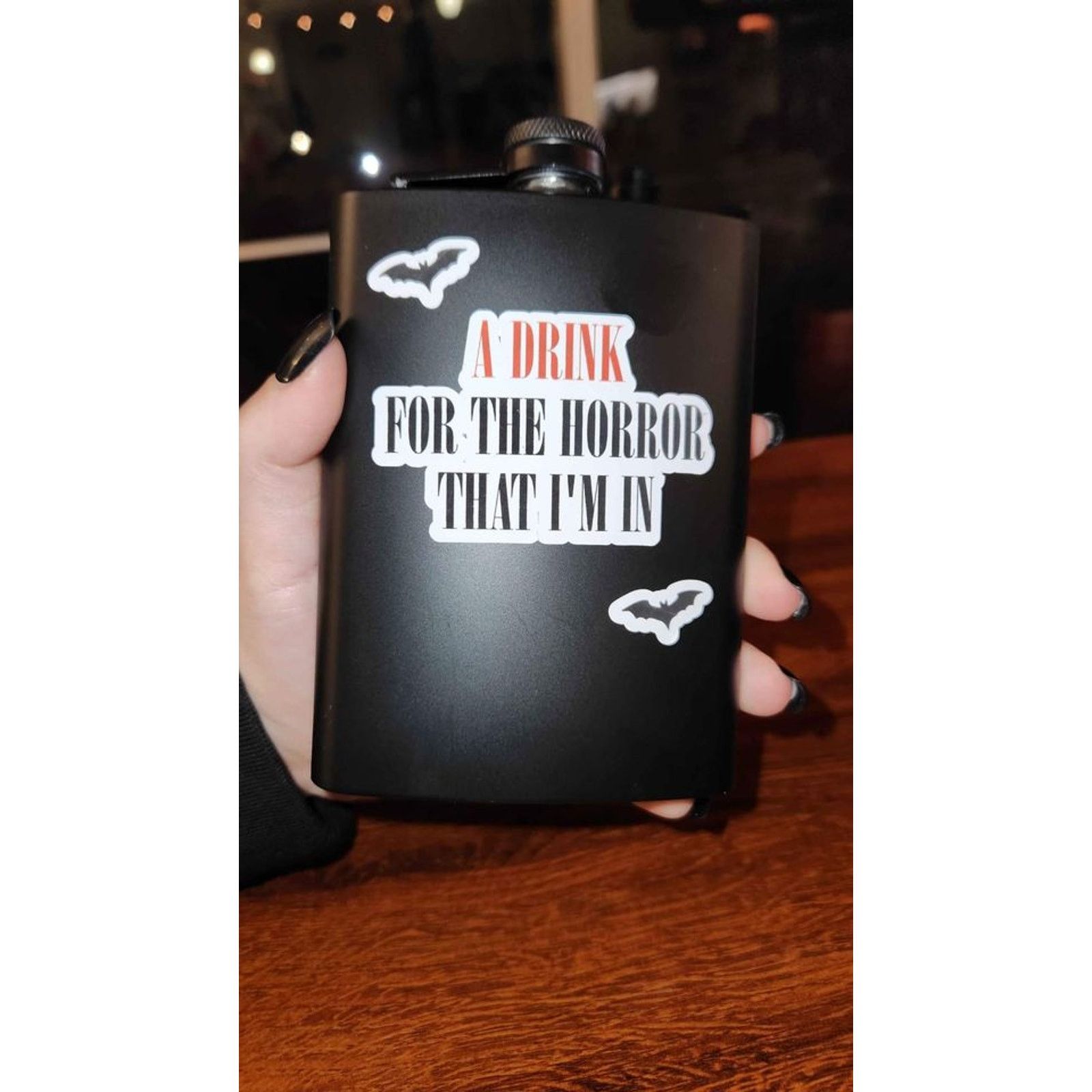 Handmade Handmade My Chemical Romance "Sleep" Flasks - Set of 2 Size ONE SIZE - 3 Thumbnail