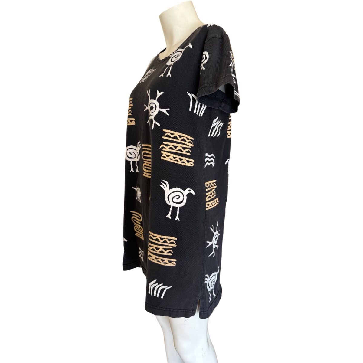 Other M. Mac women’s small black petroglyph bird raven black 90’s Size S / US 4 / IT 40 - 2 Thumbnail