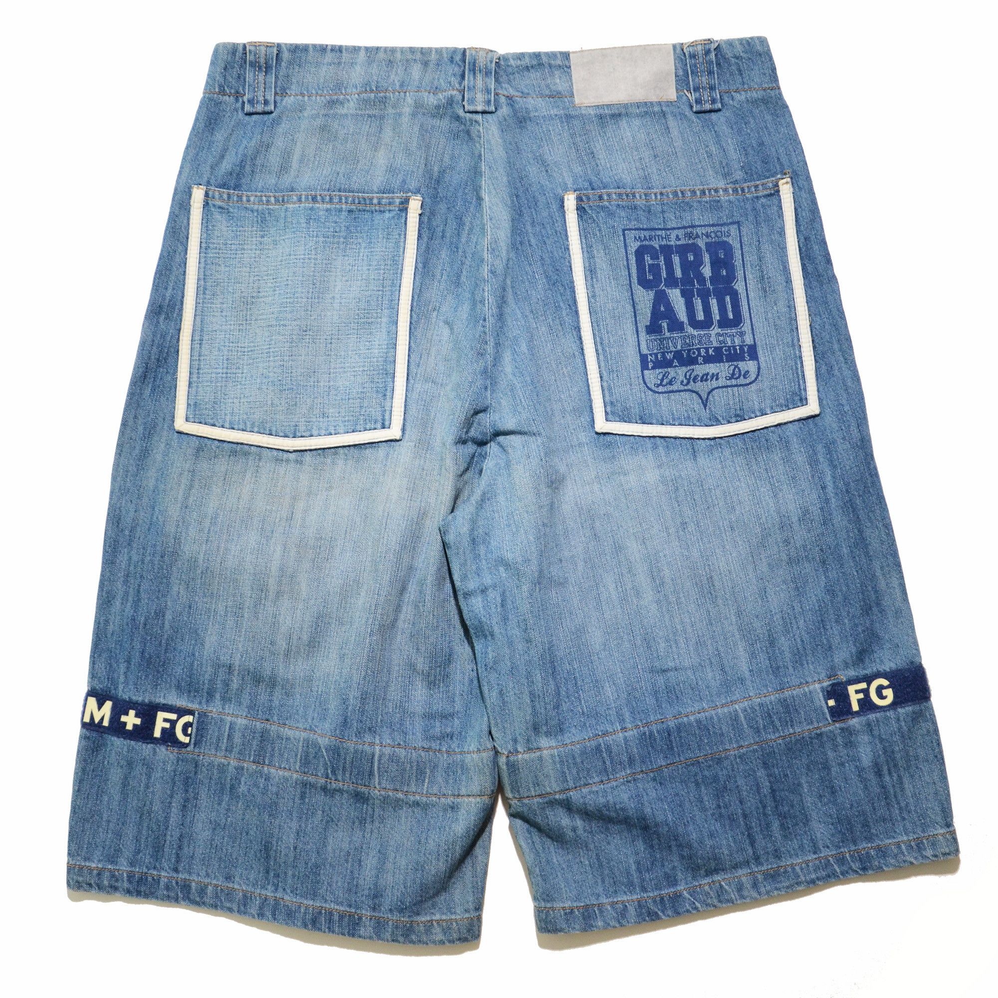 Marithe + Francois Girbaud M+FG Marithe Francois Girbaud Cargo Denim Shorts Y2K Hiphop Size US 32 / EU 48 - 2 Thumbnail