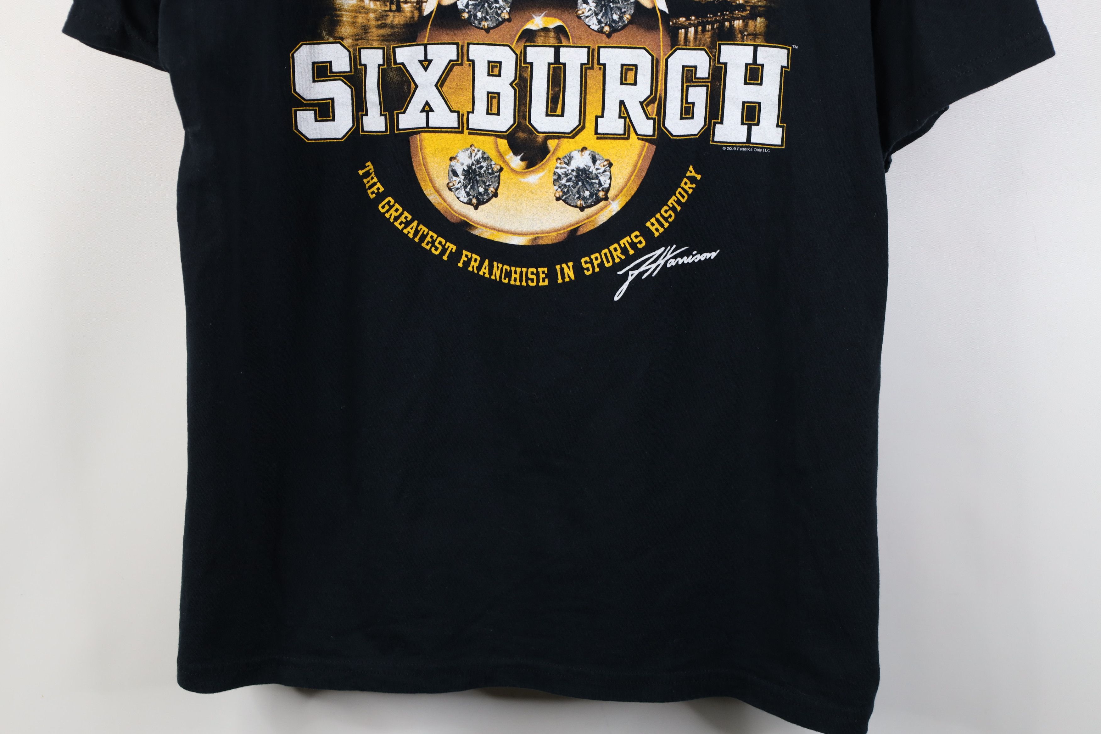 Vintage Vintage Pittsburgh Steelers Football Rings T-Shirt Black Size US XL / EU 56 / 4 - 3 Thumbnail