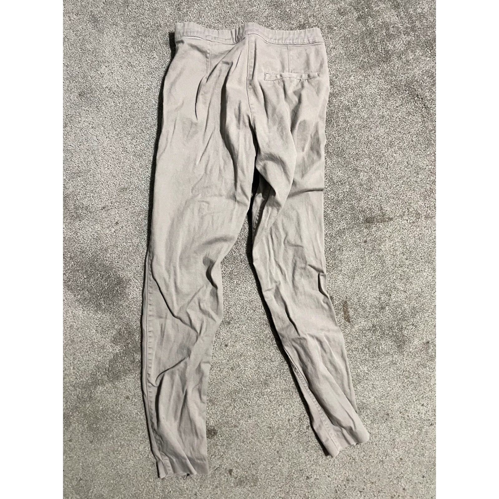 H&M H&M Dress Pants Women 6 Gray Business Casual Pull on Side Zip Ankle Size 28" / US 6 / IT 42 - 3 Thumbnail