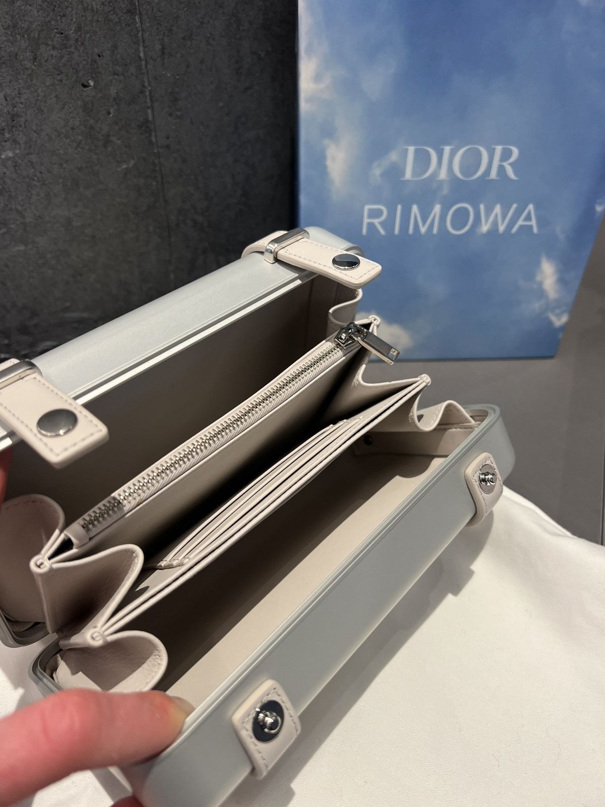 Dior Dior x Rimova Aluminium Clutch Bag Size ONE SIZE - 3 Thumbnail
