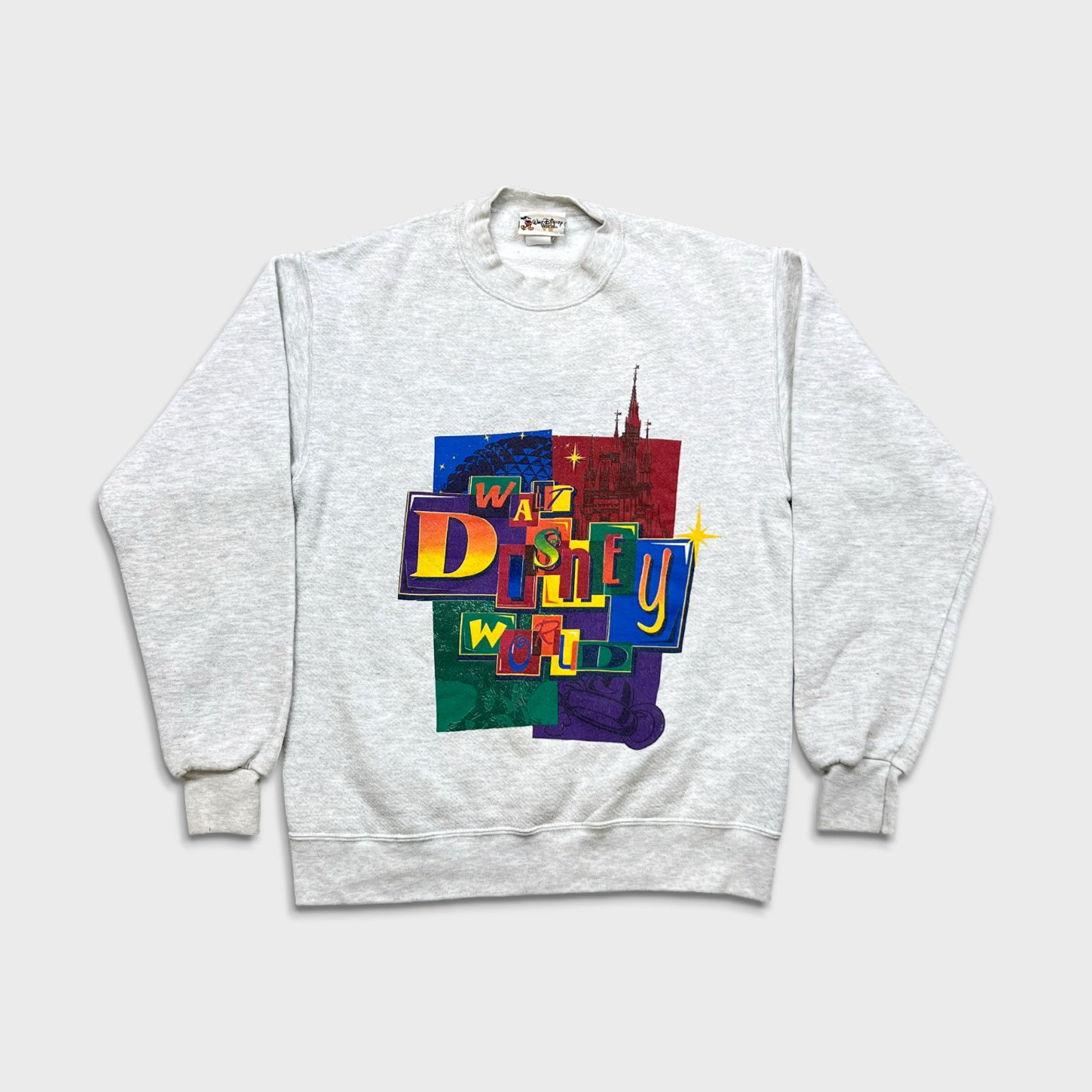 Disney × Vintage Vintage Walt Disney World Sweatshirt Small Cartoon 90s Crew Size US S / EU 44-46 / 1 - 1 Thumbnail