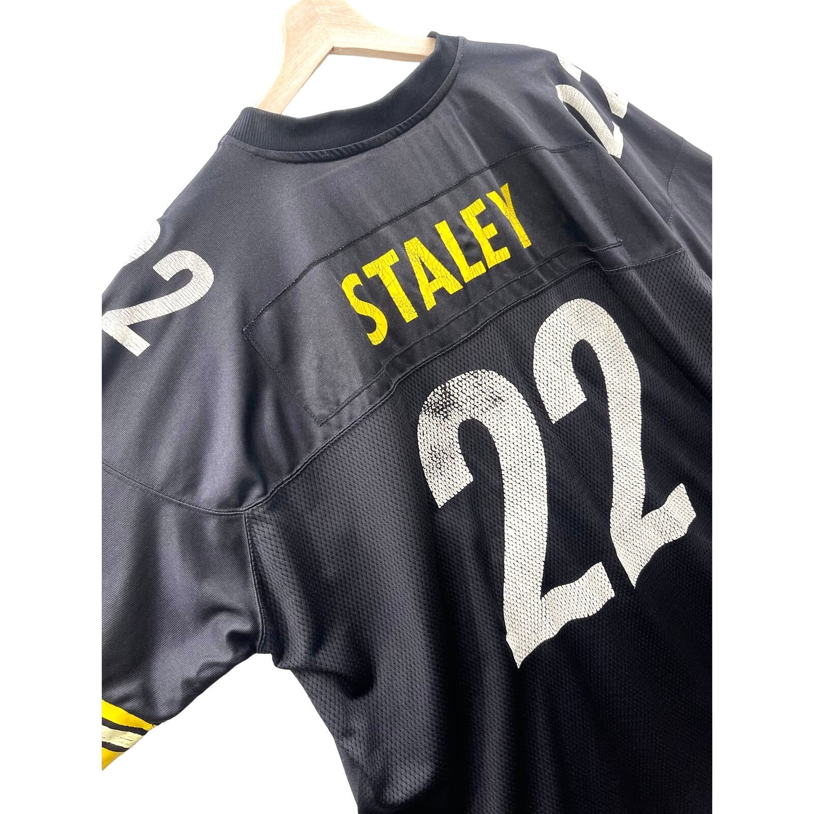 NFL × Reebok × Vintage VTG 2000's Reebok Pittsburgh Steelers Duce Staley NFL Jersey Size US XXL / EU 58 / 5 - 6 Thumbnail