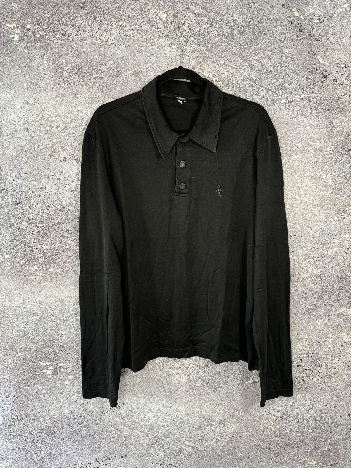 Versace Jeans Couture × Vintage Vintage Versace Jeans Couture Black long sleeve Size US L / EU 52-54 / 3 - 1 Thumbnail