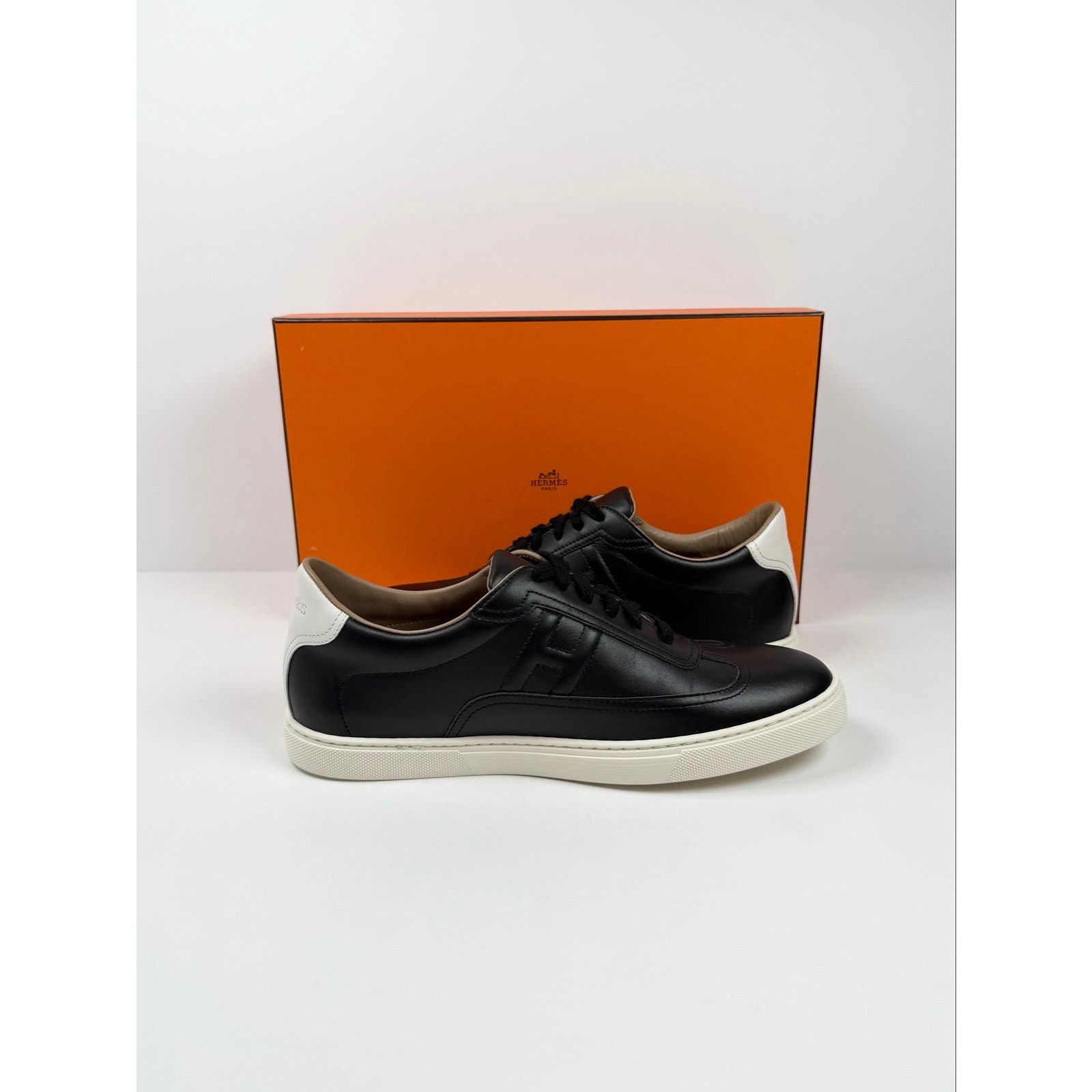 Hermes Size 8.5 - Hermes Quicker Leather Sneakers NEW Size US 8.5 / EU 41-42 - 6 Thumbnail