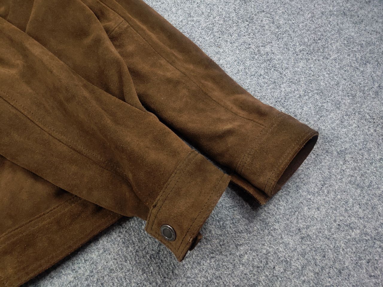 Superdry Superdry Premium suede leather tan Brown Zip British Jacket Size US XL / EU 56 / 4 - 7 Thumbnail