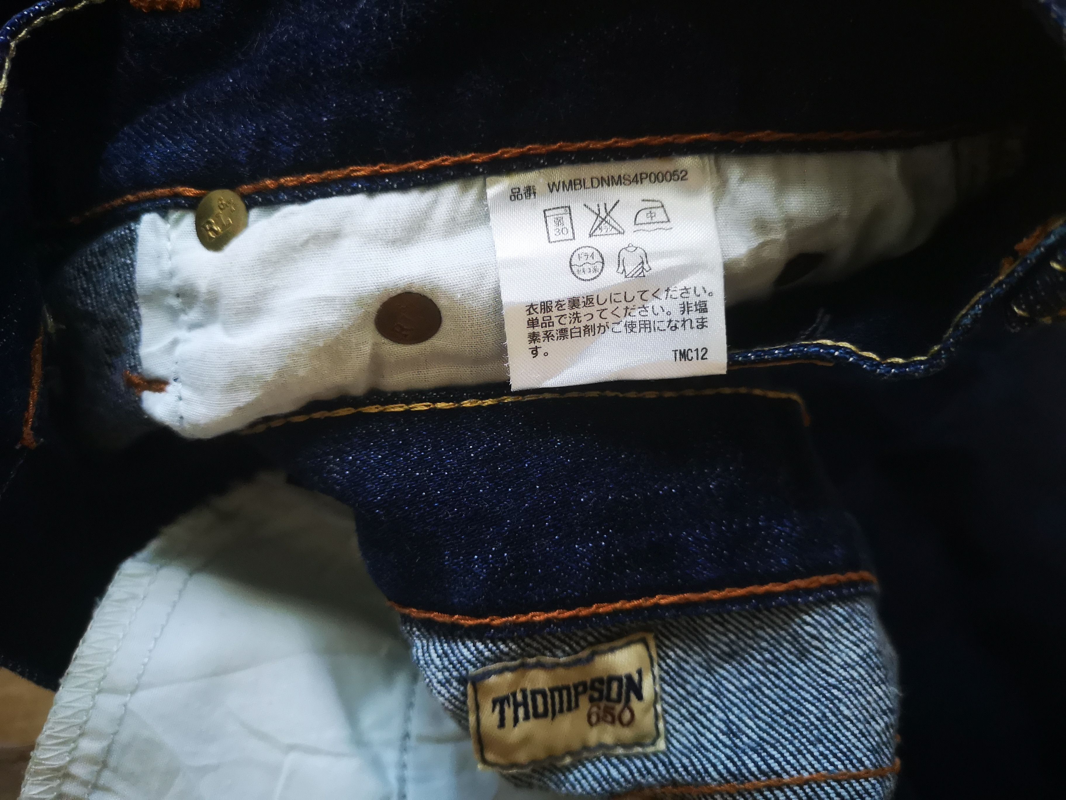 Polo Ralph Lauren × Ralph Lauren × Vintage Vintage Polo Ralph Lauren RL Crest Thompson 650 Jeans Size 26" / US 2 / IT 38 - 9 Thumbnail