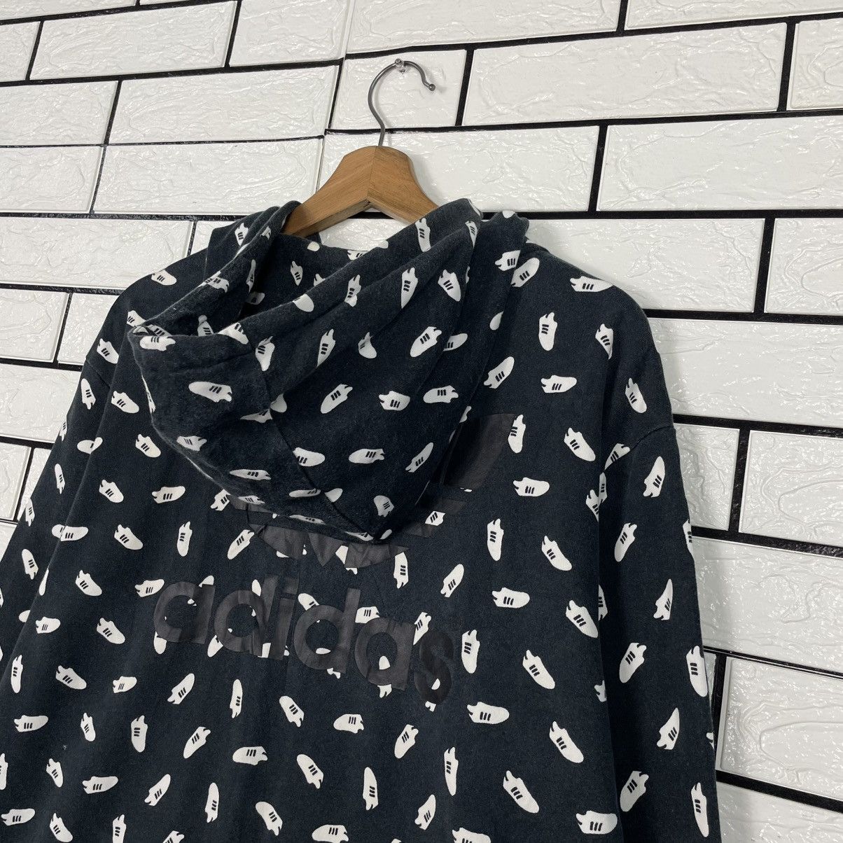 Adidas Adidas Monogram Zipper Hoodie Size US M / EU 48-50 / 2 - 9 Thumbnail